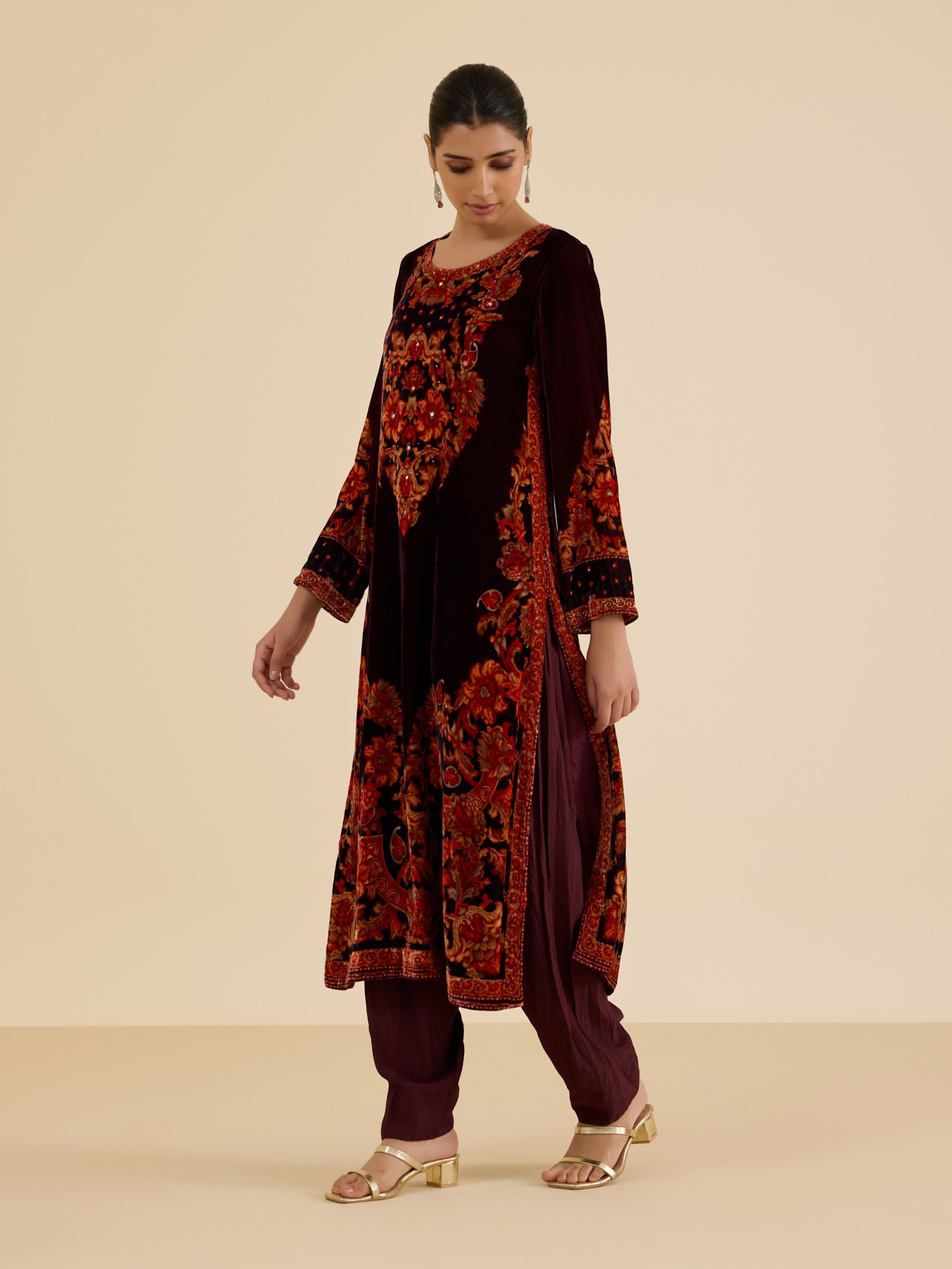 Wine Eve Suit Set