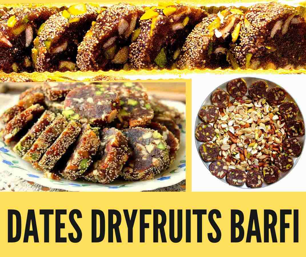 Khajoor Dry Fruit Barfi (Delicious Kart Special)