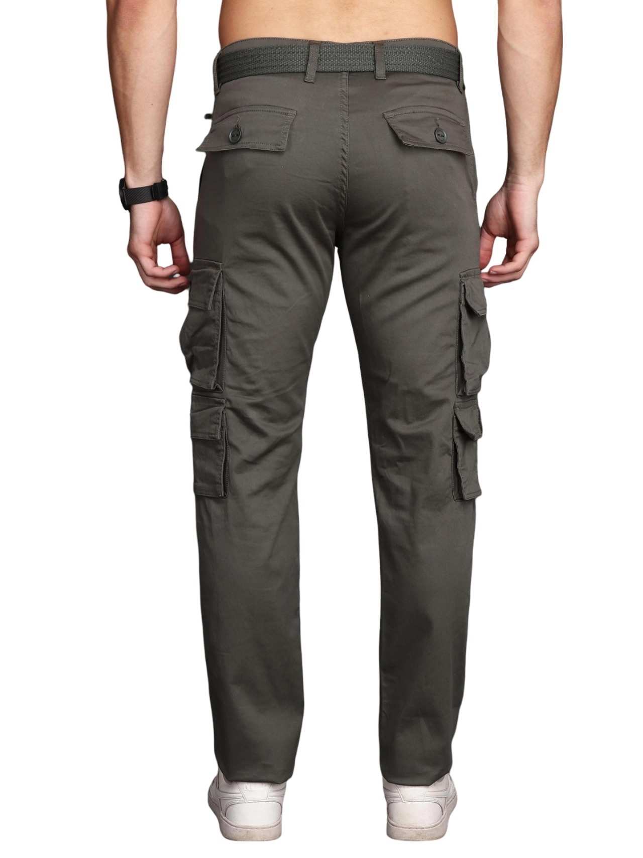 Beevee men's cotton cargo pants best sale