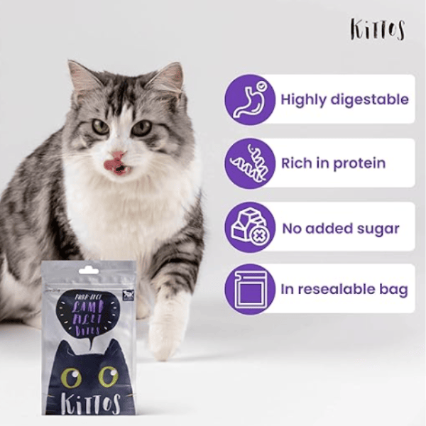 Kittos Lamb Filet Bites Cat Treat - 35g