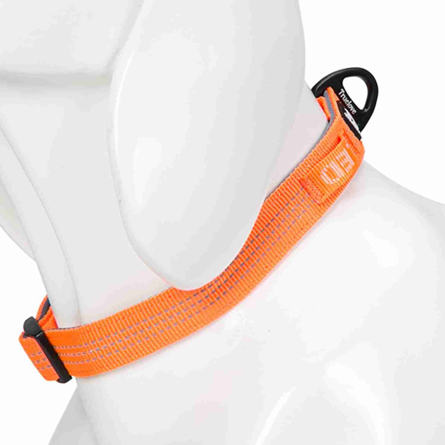 Barkbutler Truelove Padded Collar For Dogs, Orange