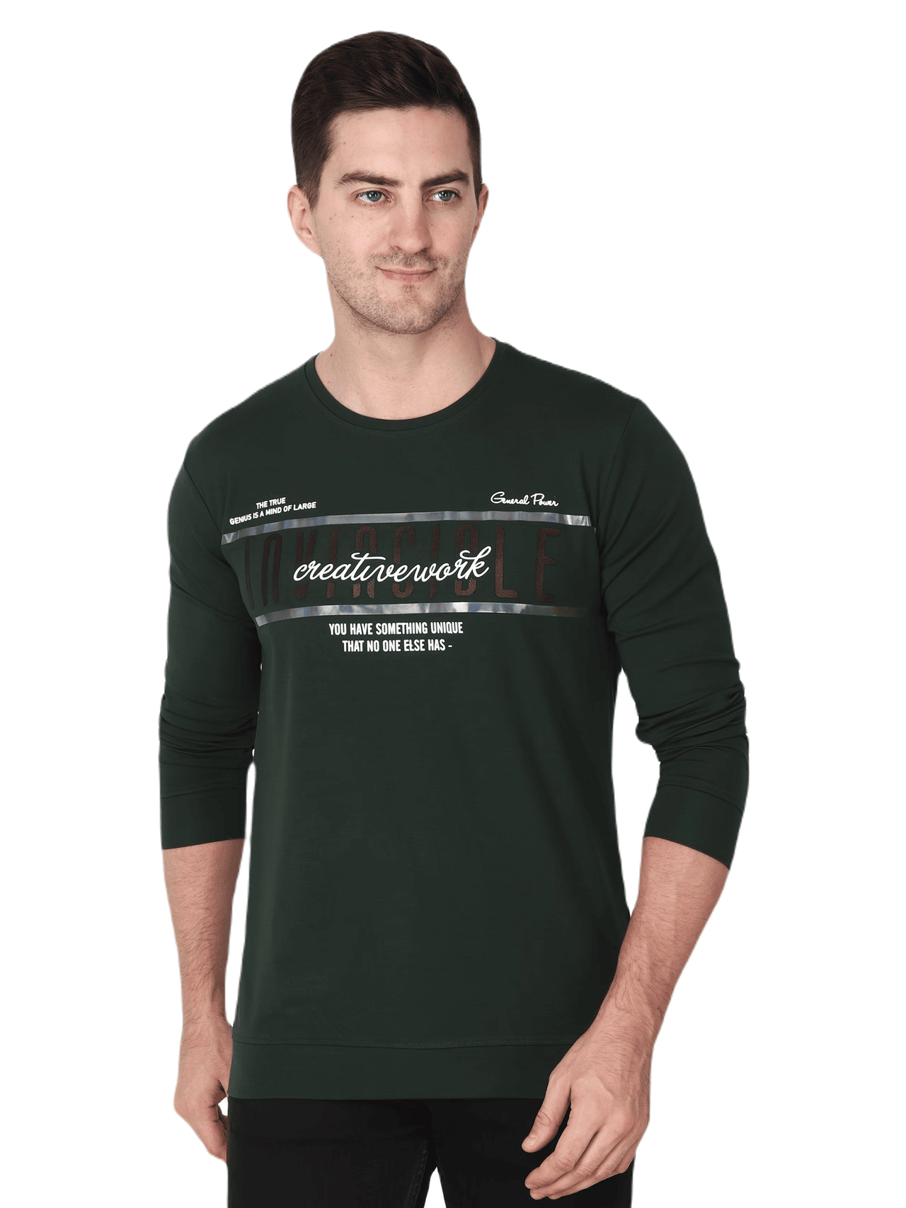 Albion Mens Jaini Green T-Shirt