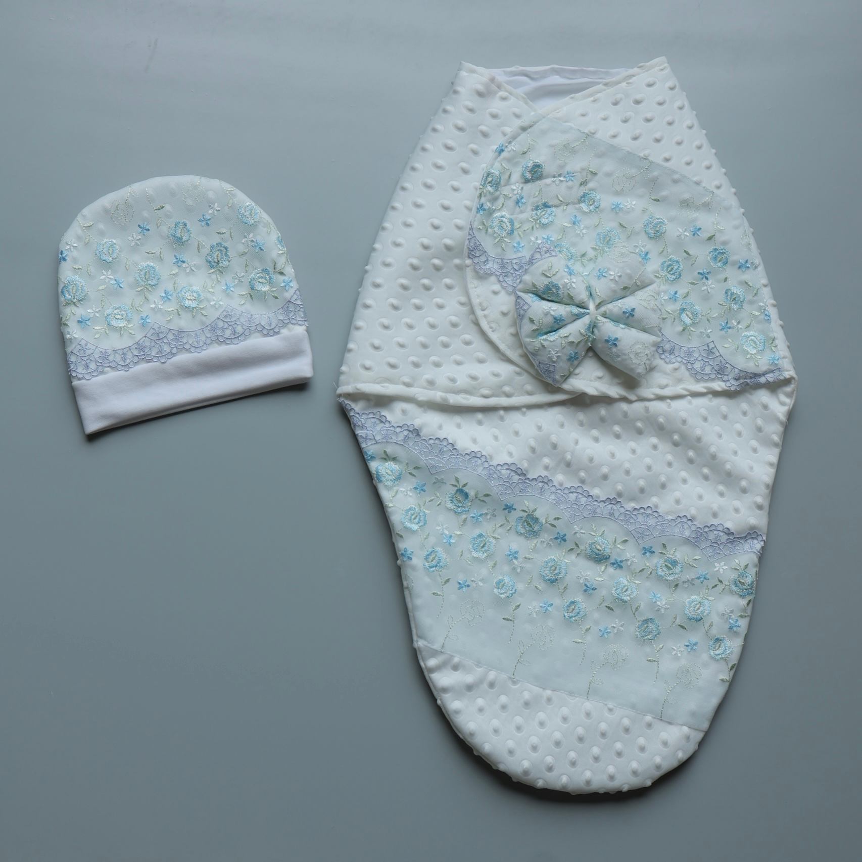 Pastel Bloom Newborn Wrap