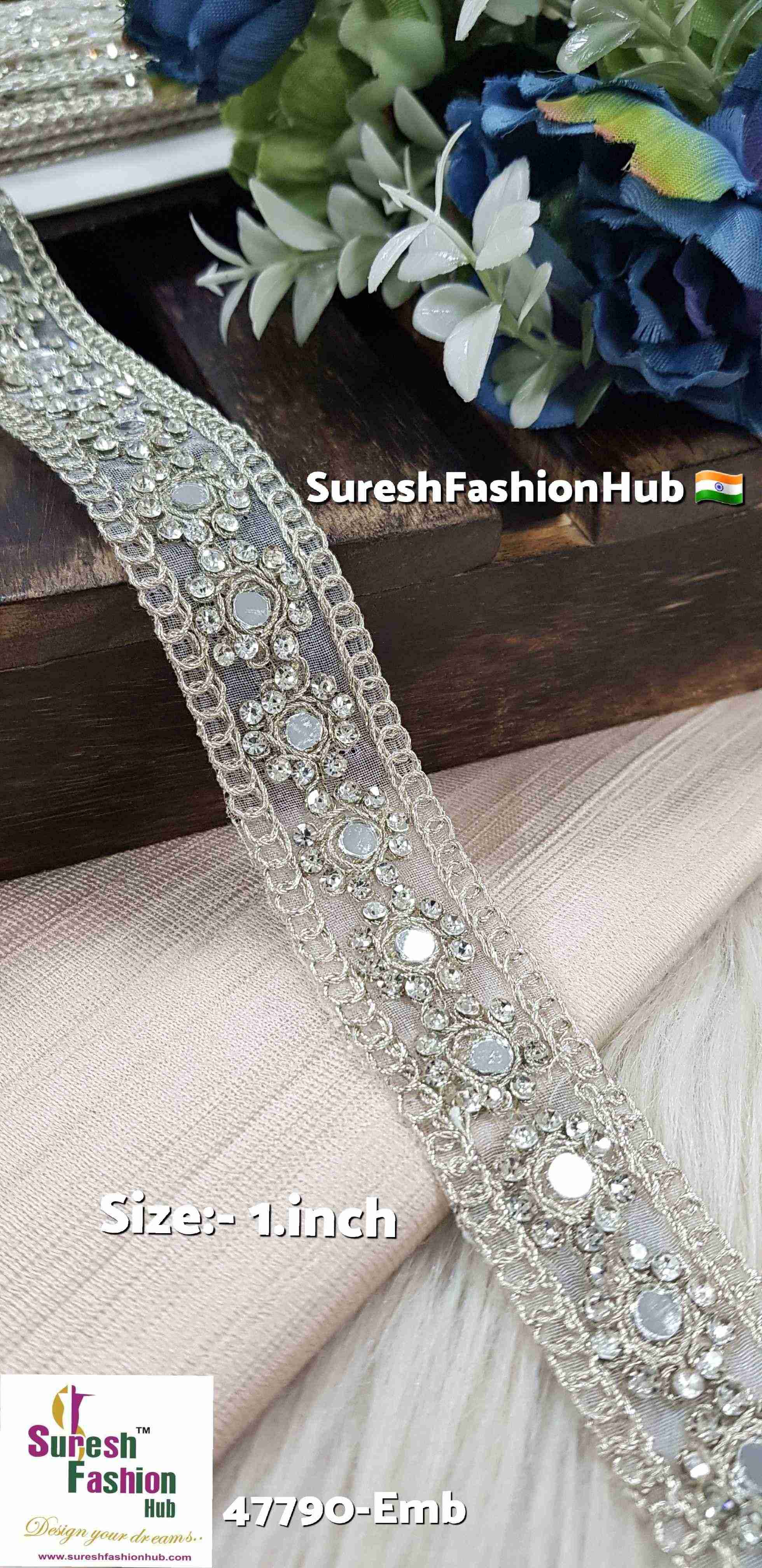 Water Mirror Floral Organza Lace