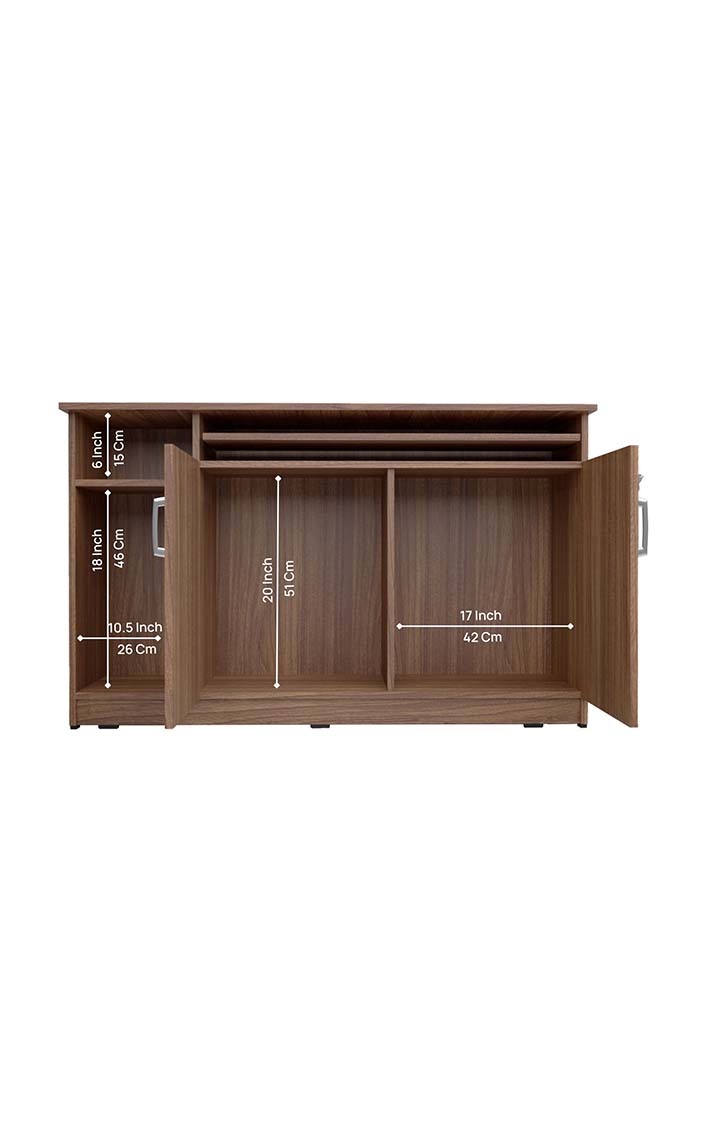 neudot Madison Executive Desk In Leon Teak Finish With File Cabinet And Pedestal