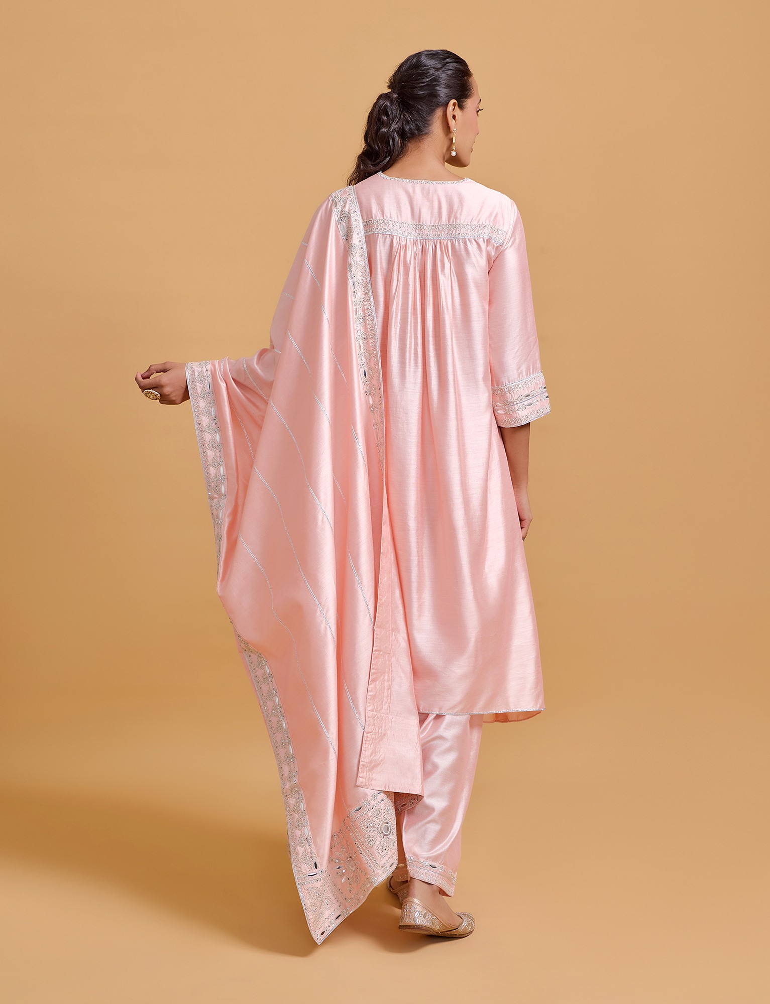Zeenat Pink Kurta Salwar Set