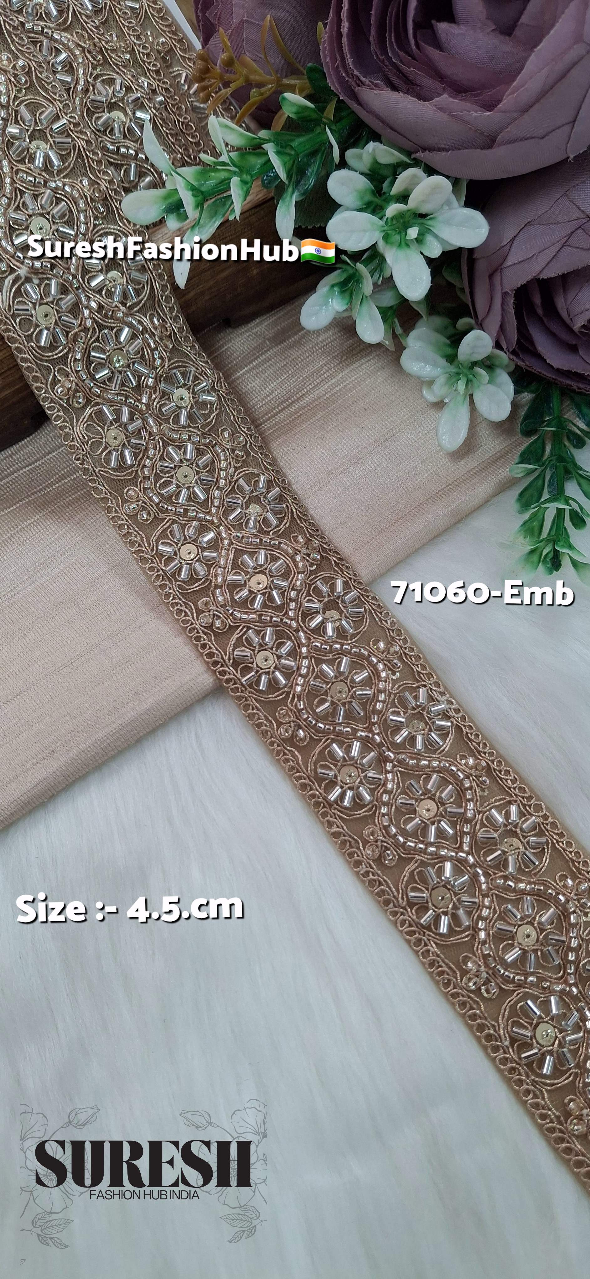 Rose Floral Embroidery Lace