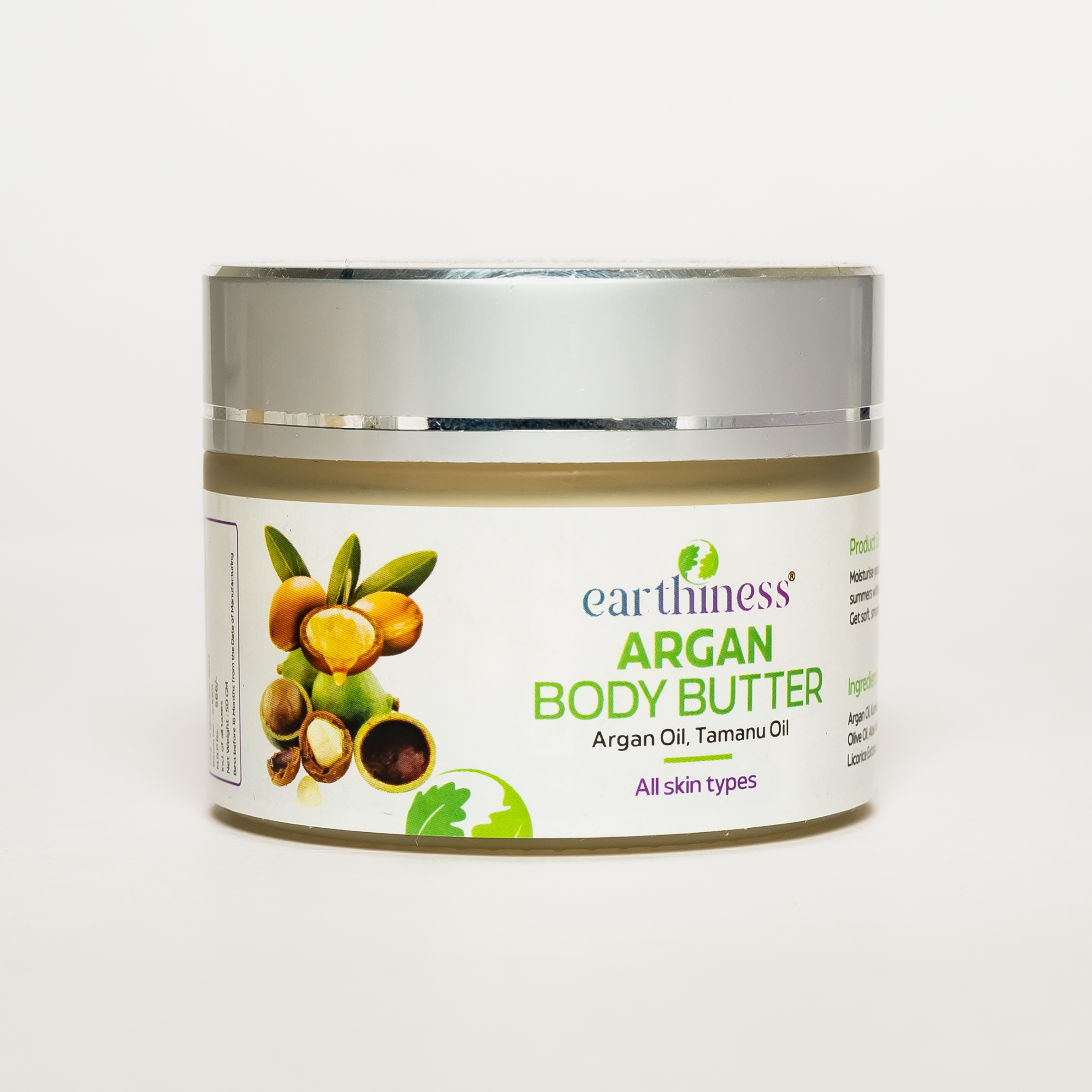 Earthiness | Earthiness Argan Body Butter - 300 gm 0