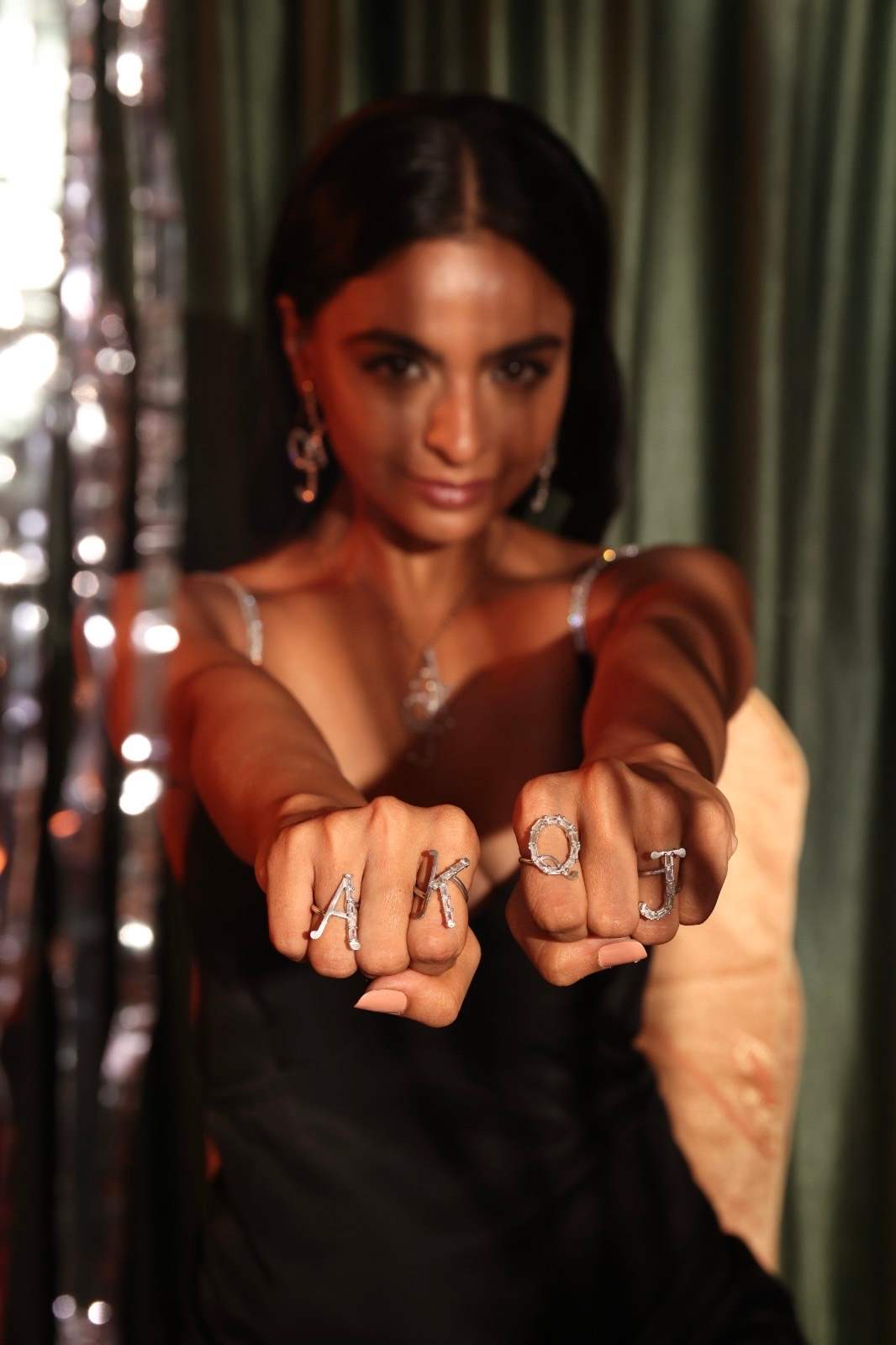 Smoked King' Studded Ring
