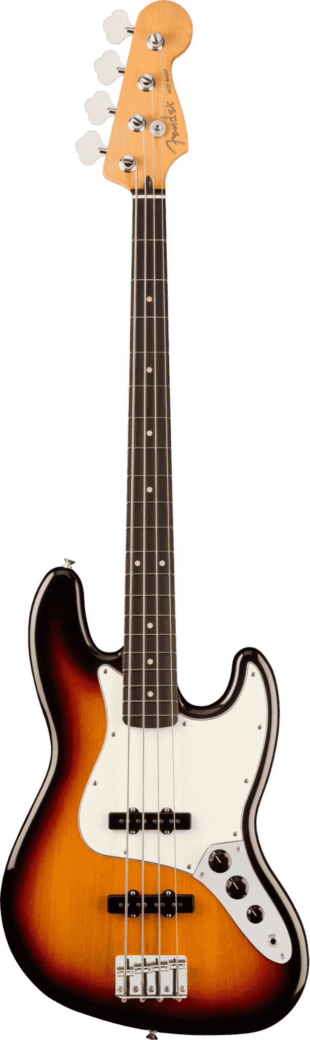 Fender Player II Jazz Bass 4-String Electric Bass, Rosewood Fingerboard, 3-Color Sunburst 9