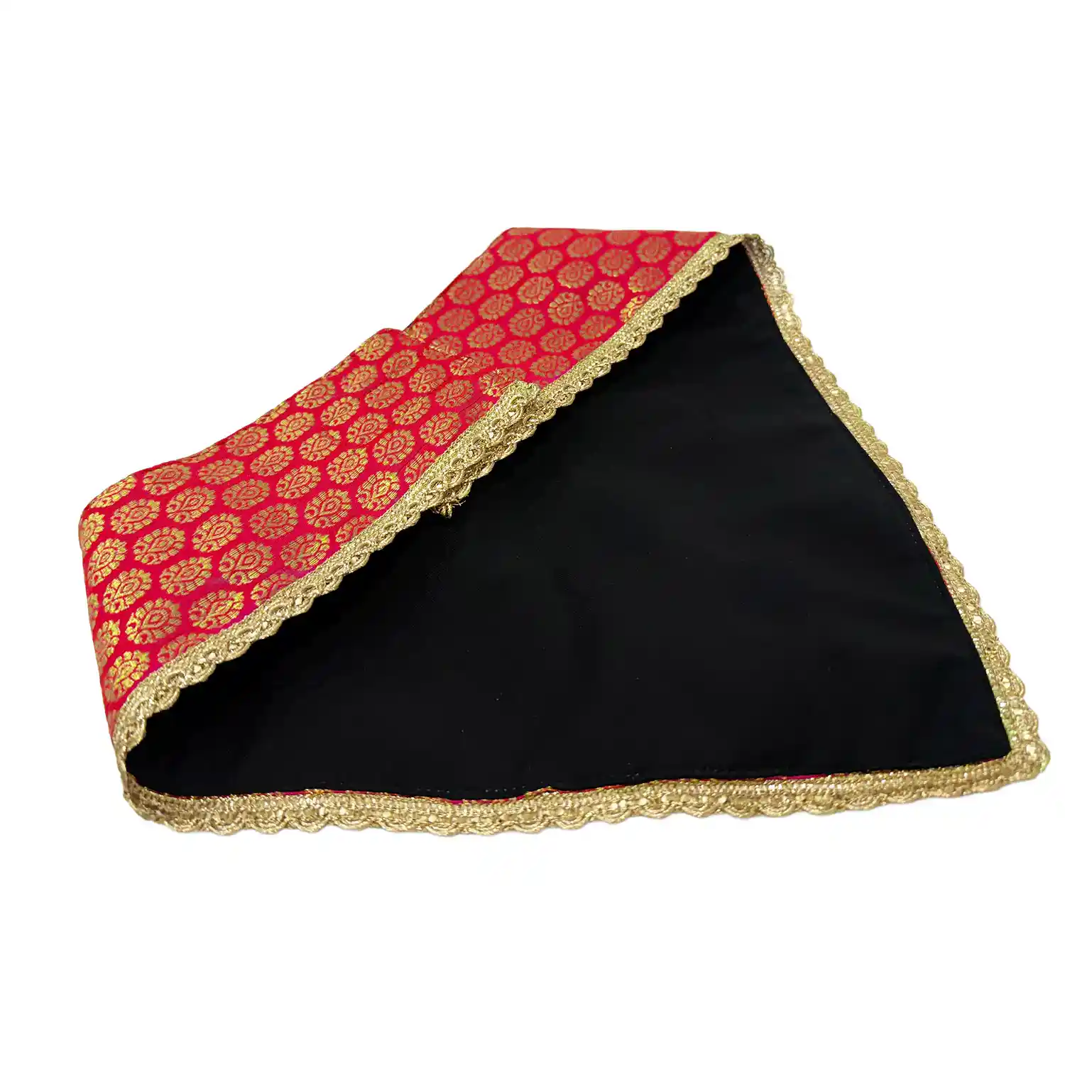 PawsIndia Traditional Royal Brocade Tuxedo For Pets, Red | Ethnic Festive Wear