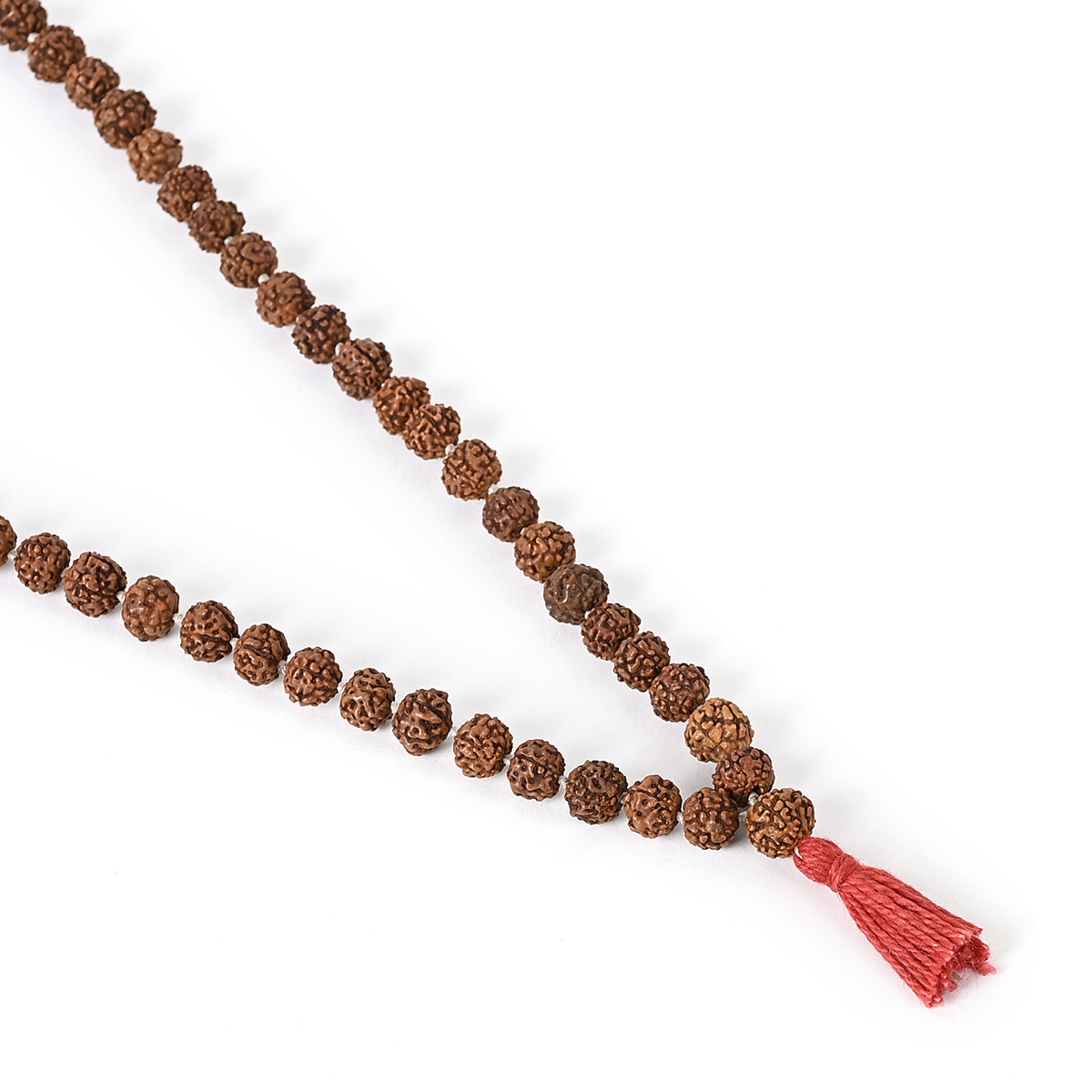 Shiv Ratan Kendra 5 Mukhi Genuine Quality Rudraksha Mala II Original & Natural - 108+1 Beads II Length 40-45 CM & Weight 15-25 Grams II