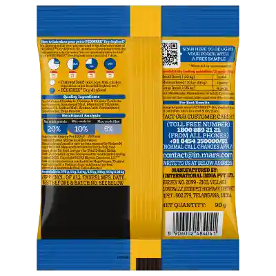 Pedigree Adult Chicken And Veg 90g – (Best Before Jul’26)