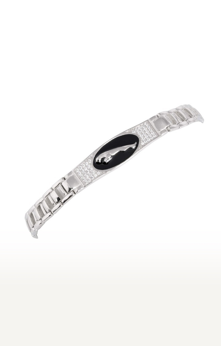 Jaguar Sprinter Luxe Silver Bracelet