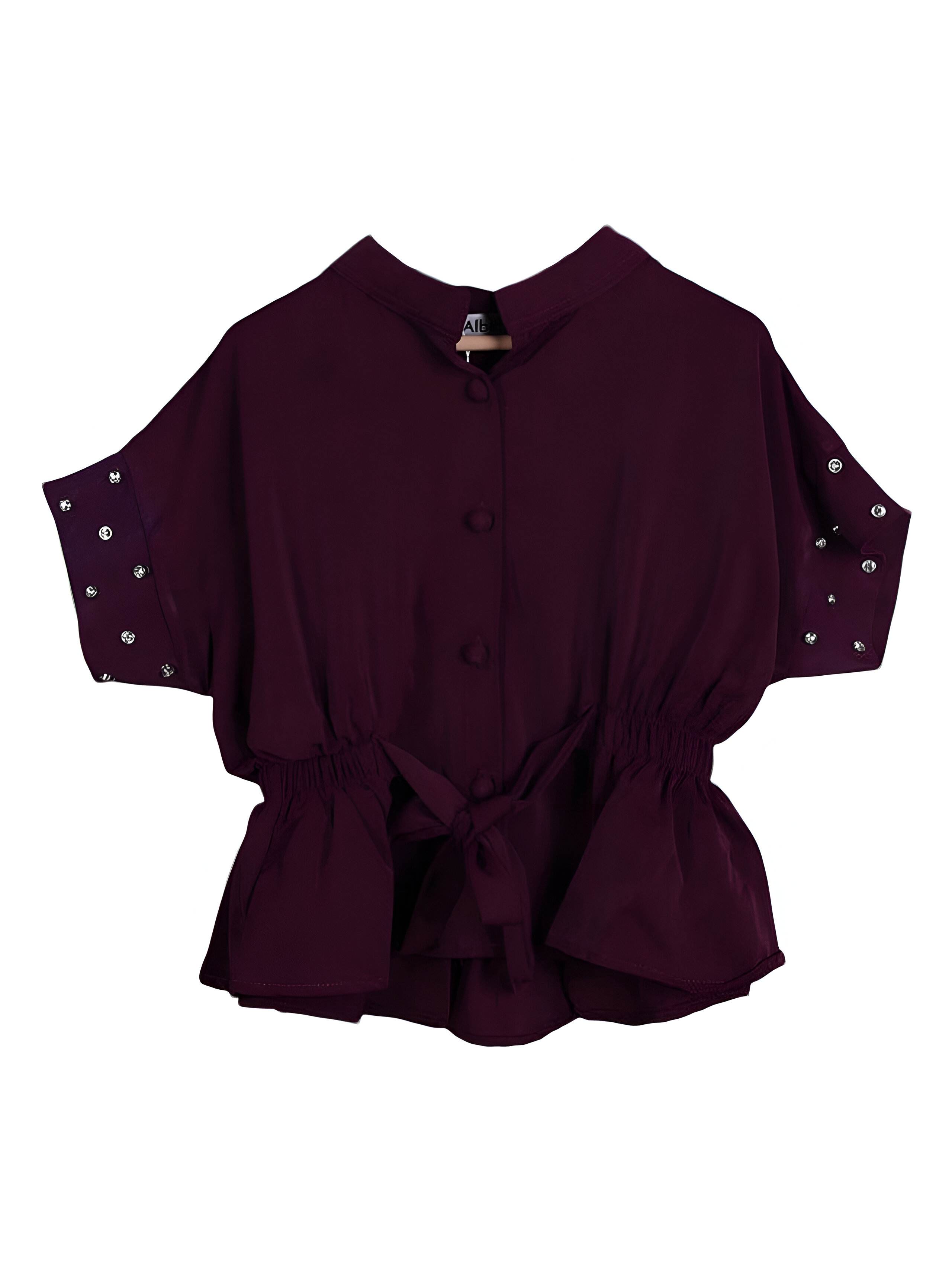 Albion Kids Apparel Lolipopz Wine Top