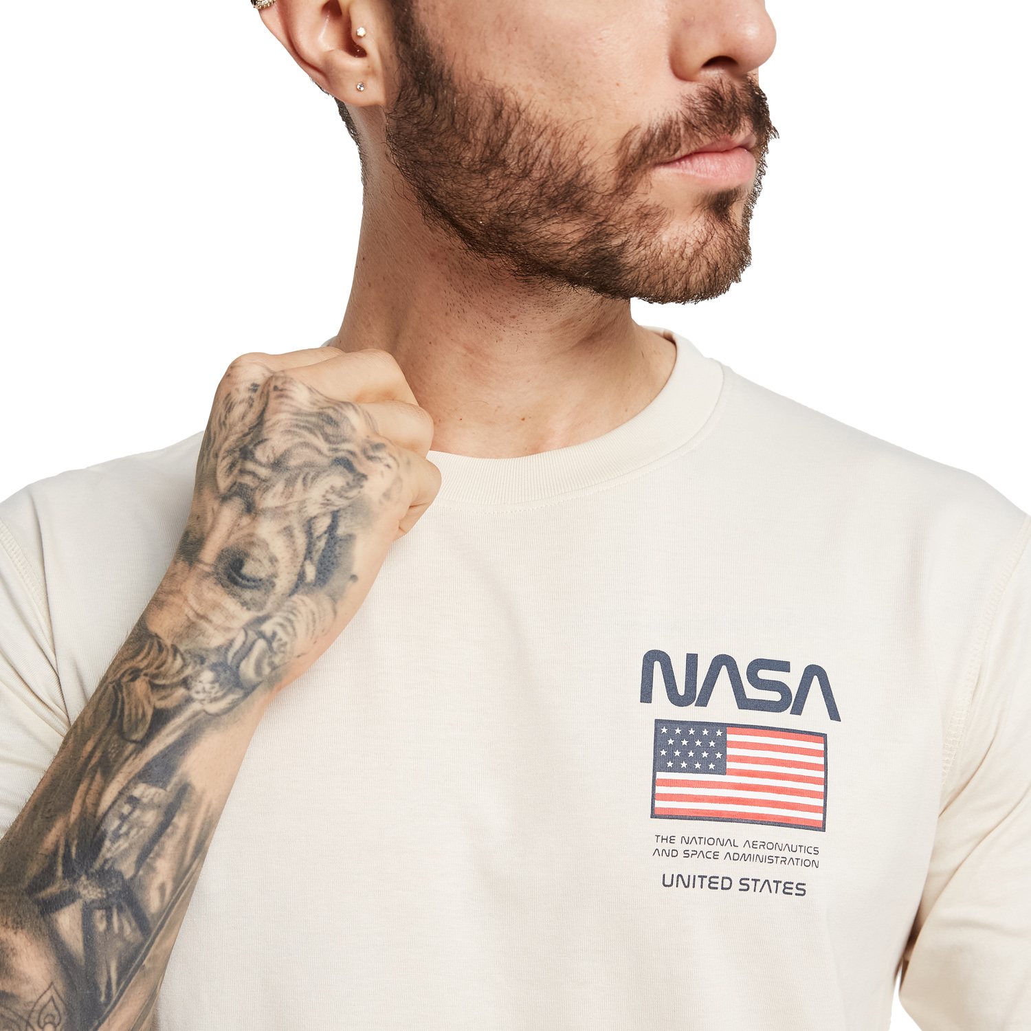 Octave Men Typography Printed Round Neck T-Shirt