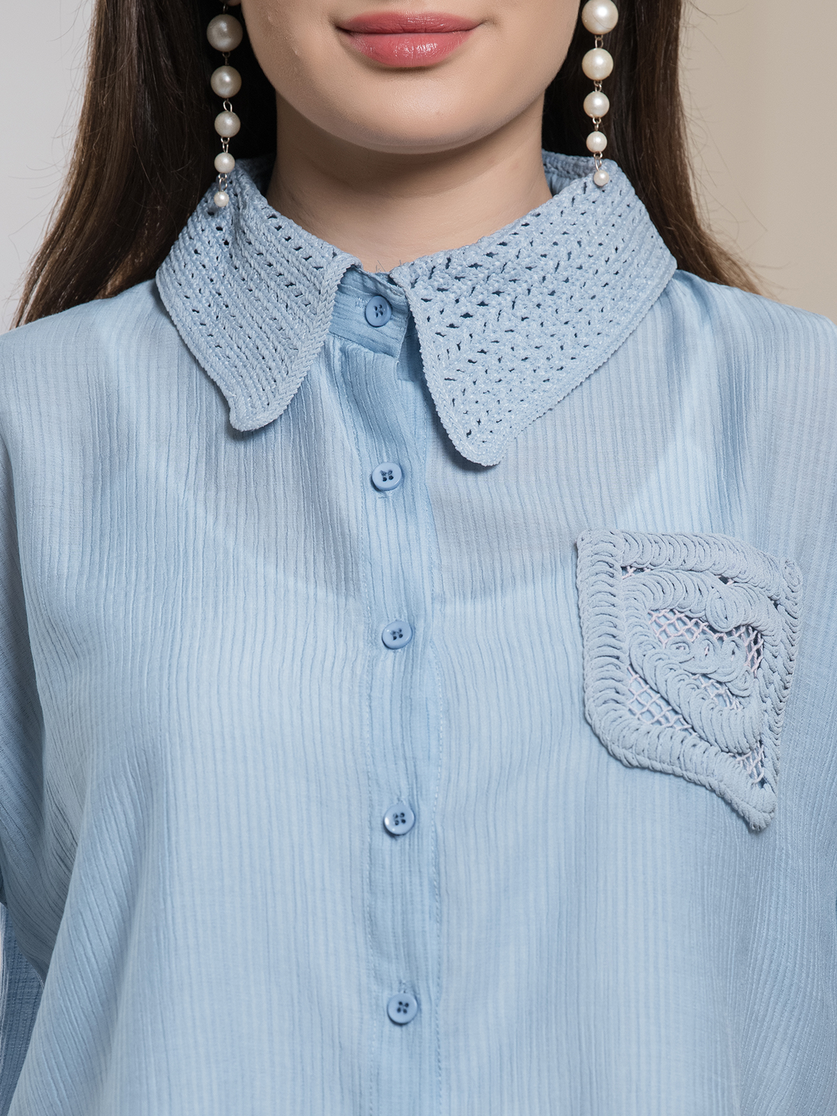 ALBION SMART LADIES BLUE TOP