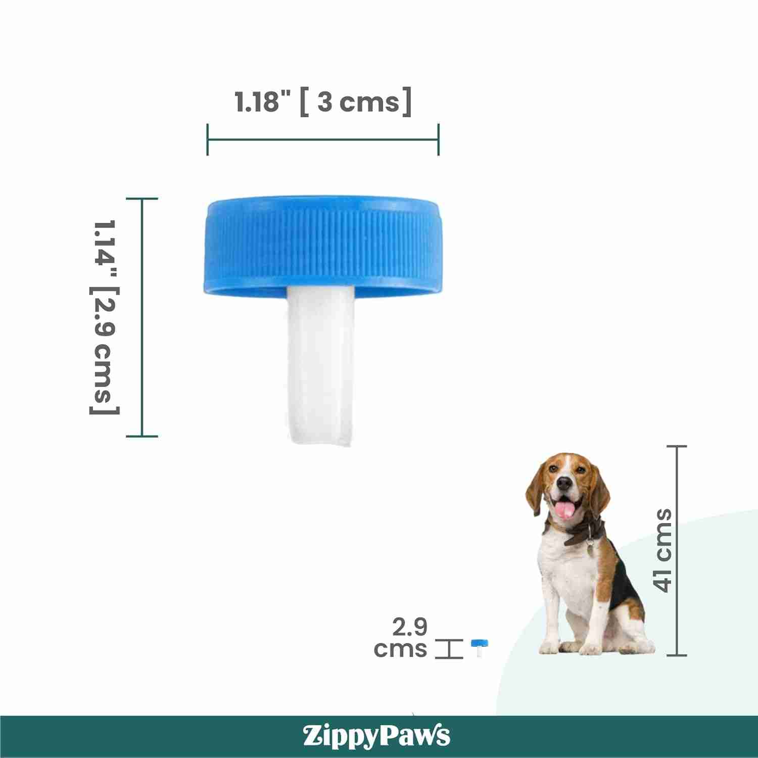 Zippy Paws Replacement Squeakers Water Bottle Cap Plush Toy for Dogs