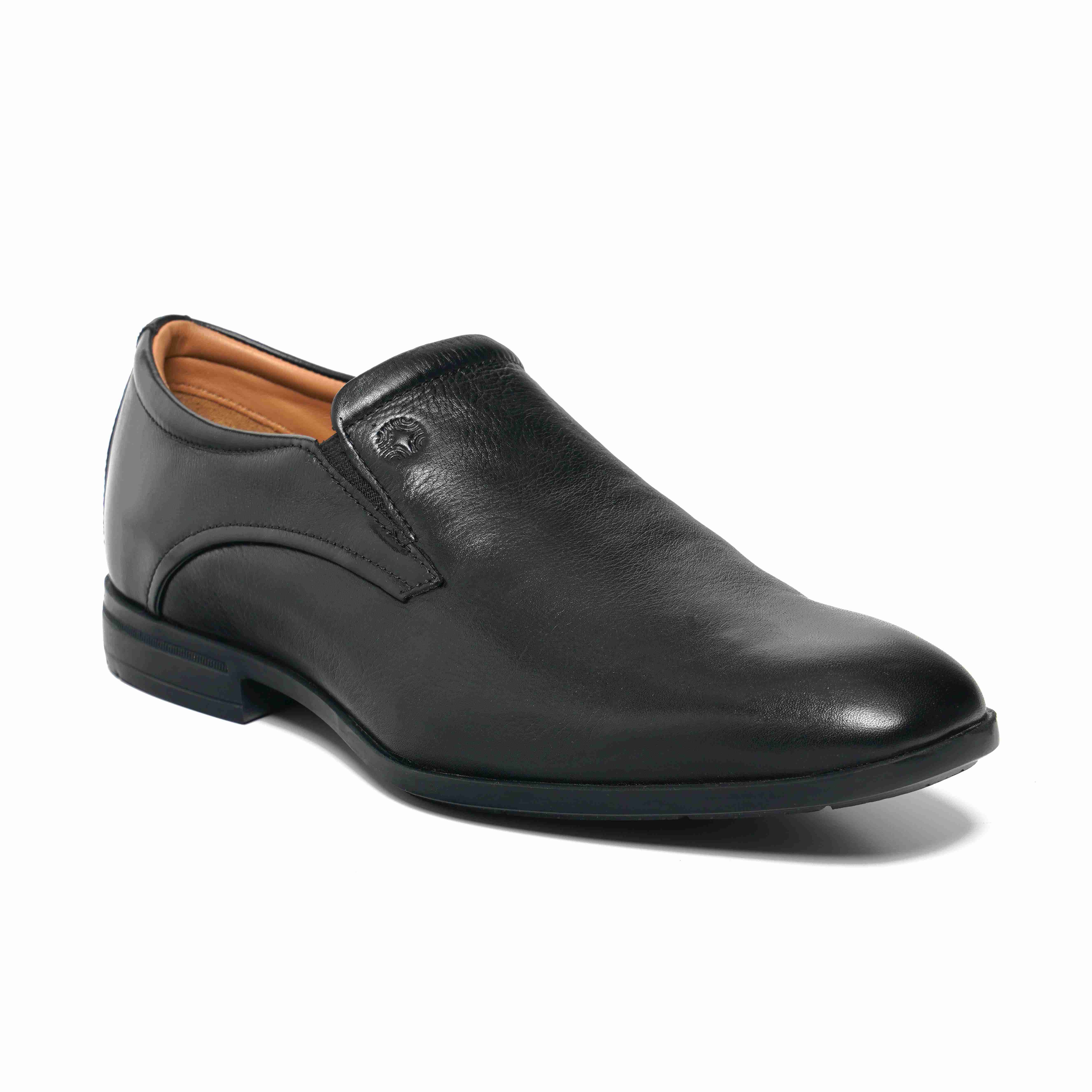 The Colombo Ruosh Men Black Formal Slip-On