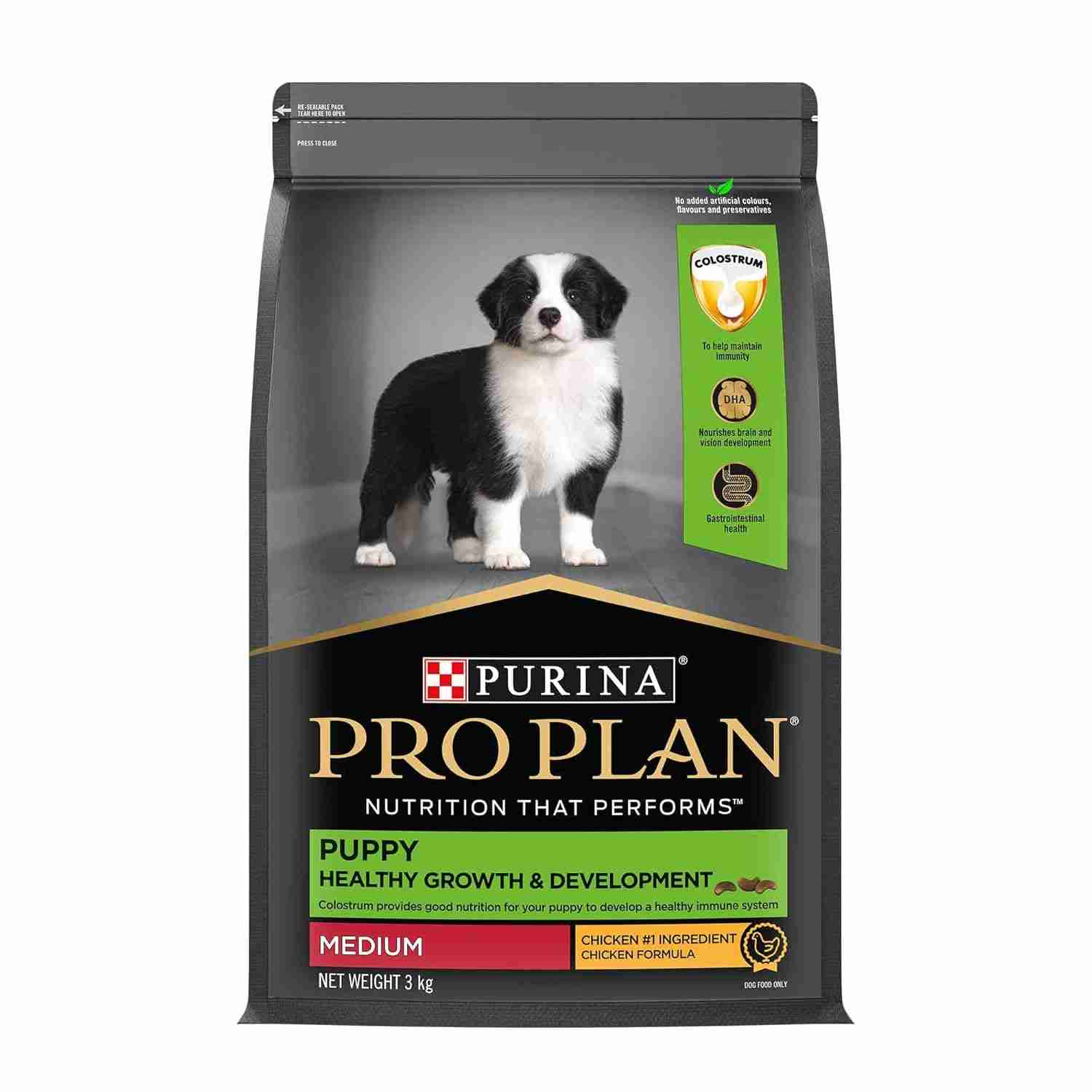PURINA PRO Plan Puppy Food for Medium Sized Dogs 3Kg