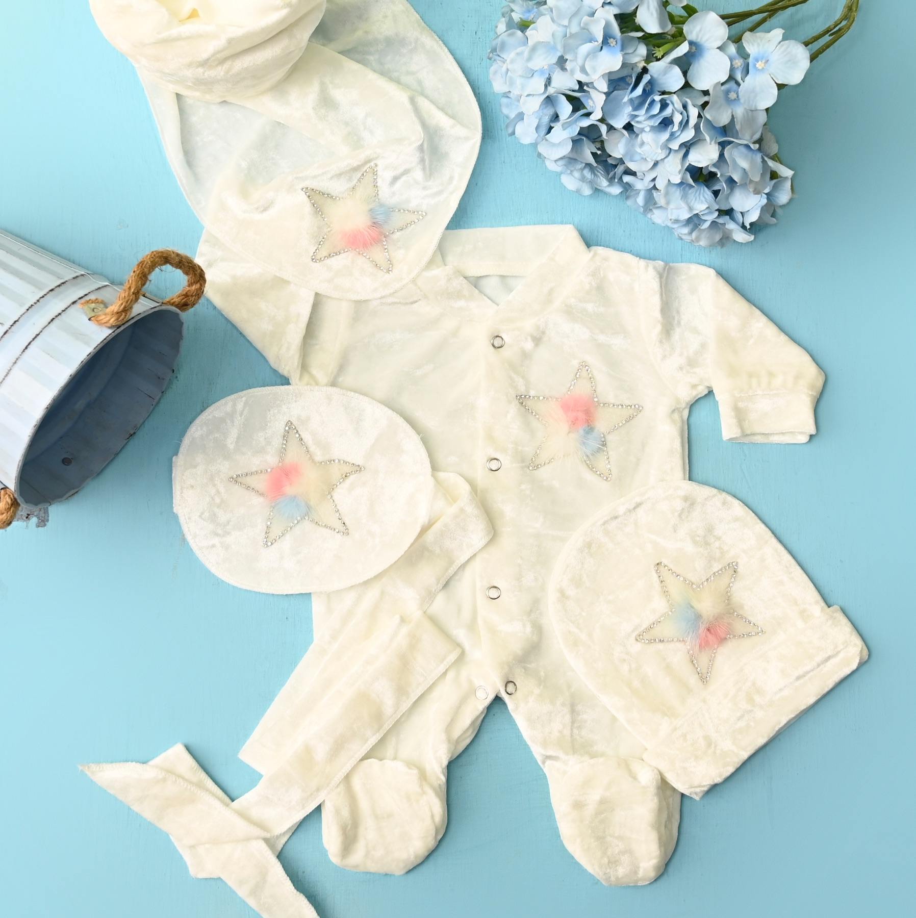 Milky Star Romper