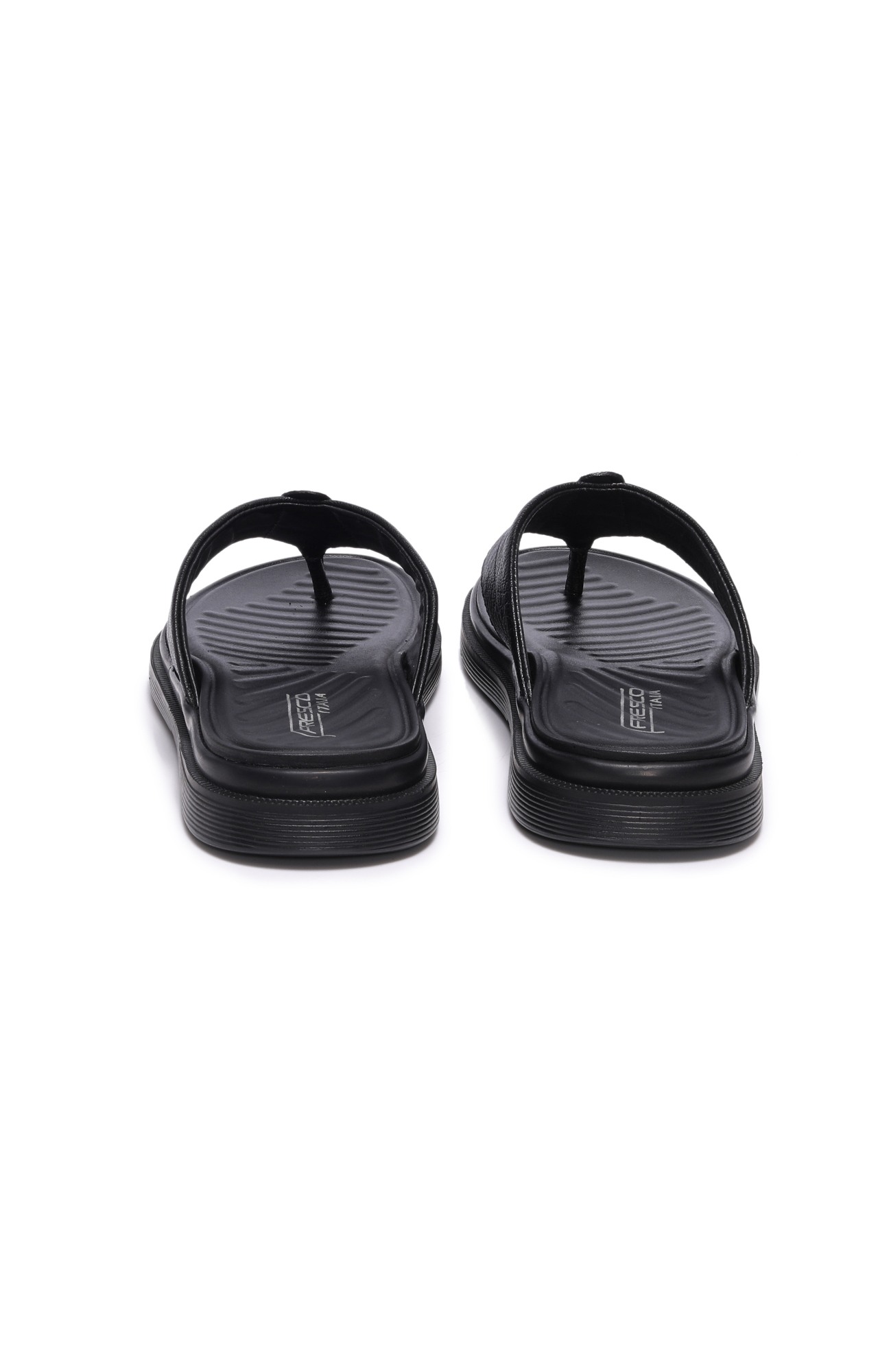 Men Black Comfort Slippers