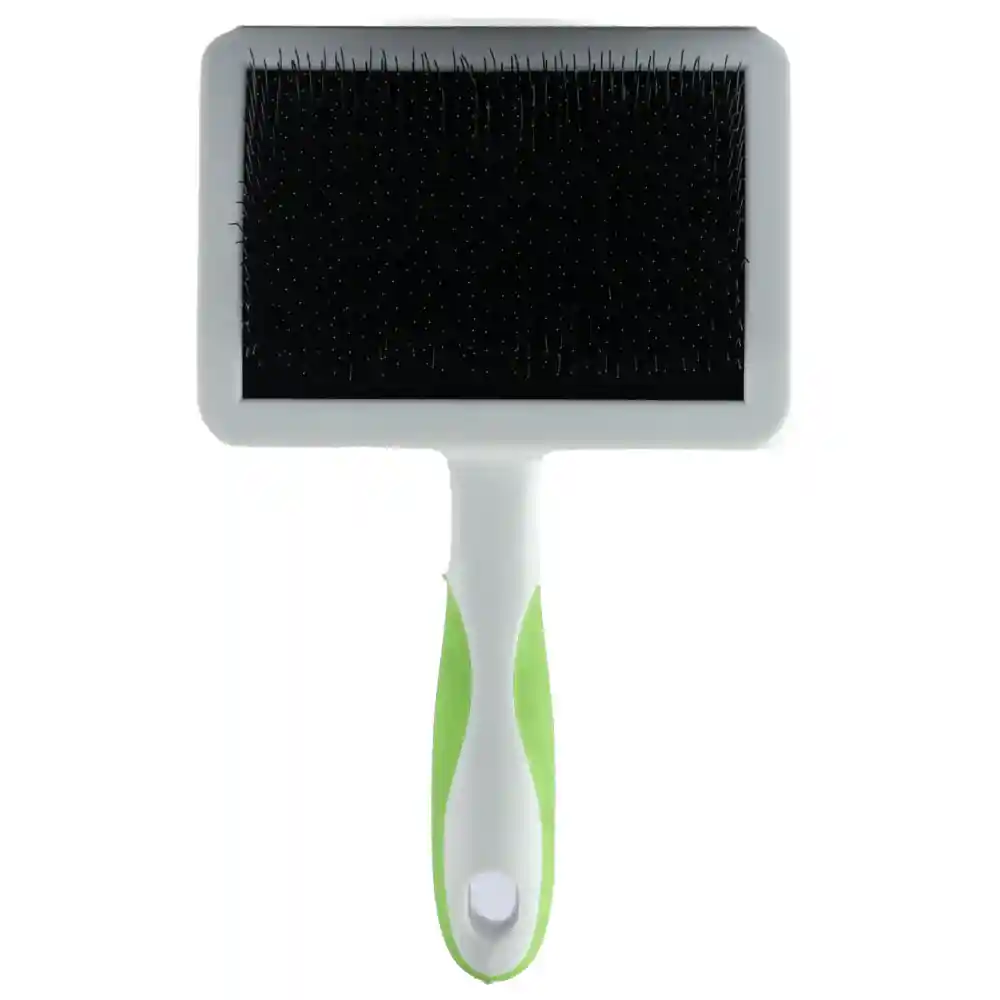 Andis Medium Firm Slicker Brush for Dogs, Lime Green