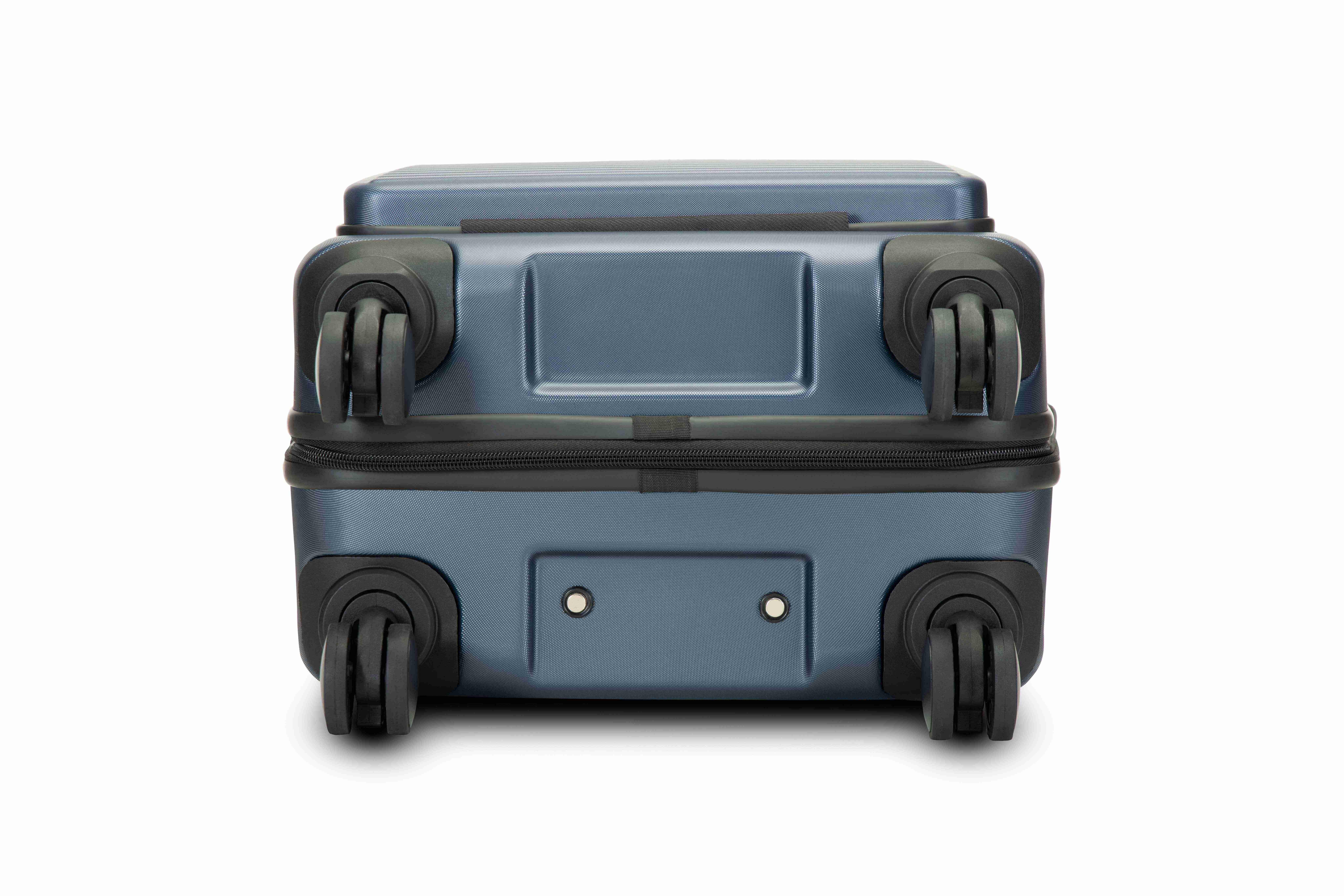 Assembly Blue Polycarbonate Cabin Luggage Trolley Bag