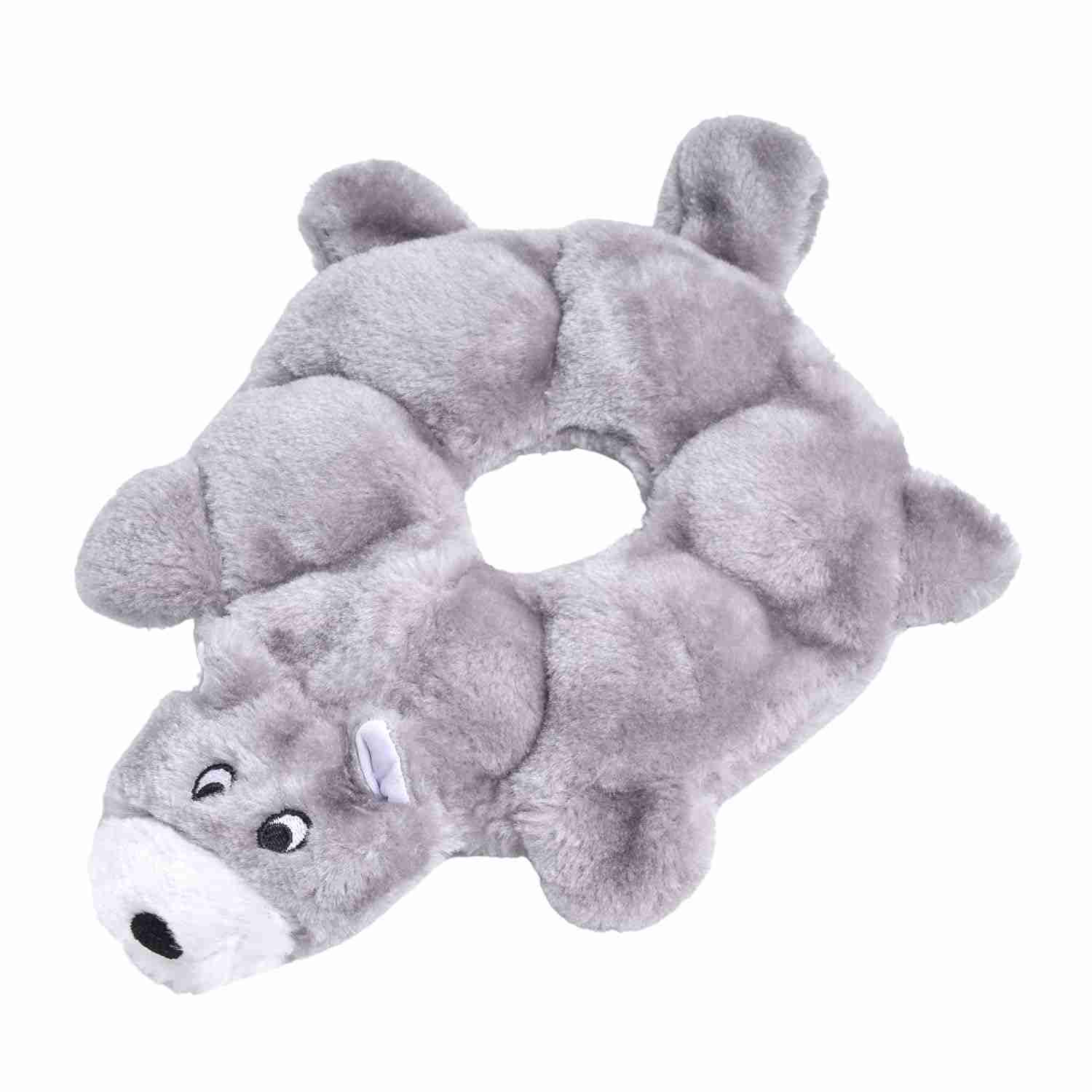 Zippy Paws Loopy Wolf Plush Toy for Dogs