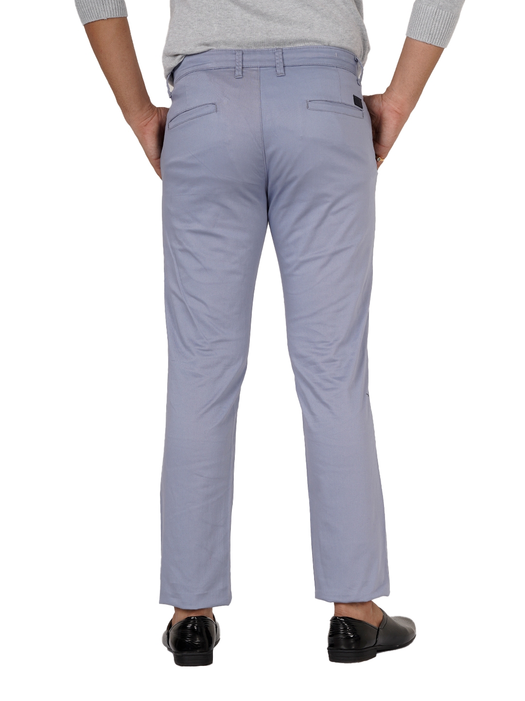 D'cot by Donear | D'cot by Donear Men's Blue Cotton Trousers 3