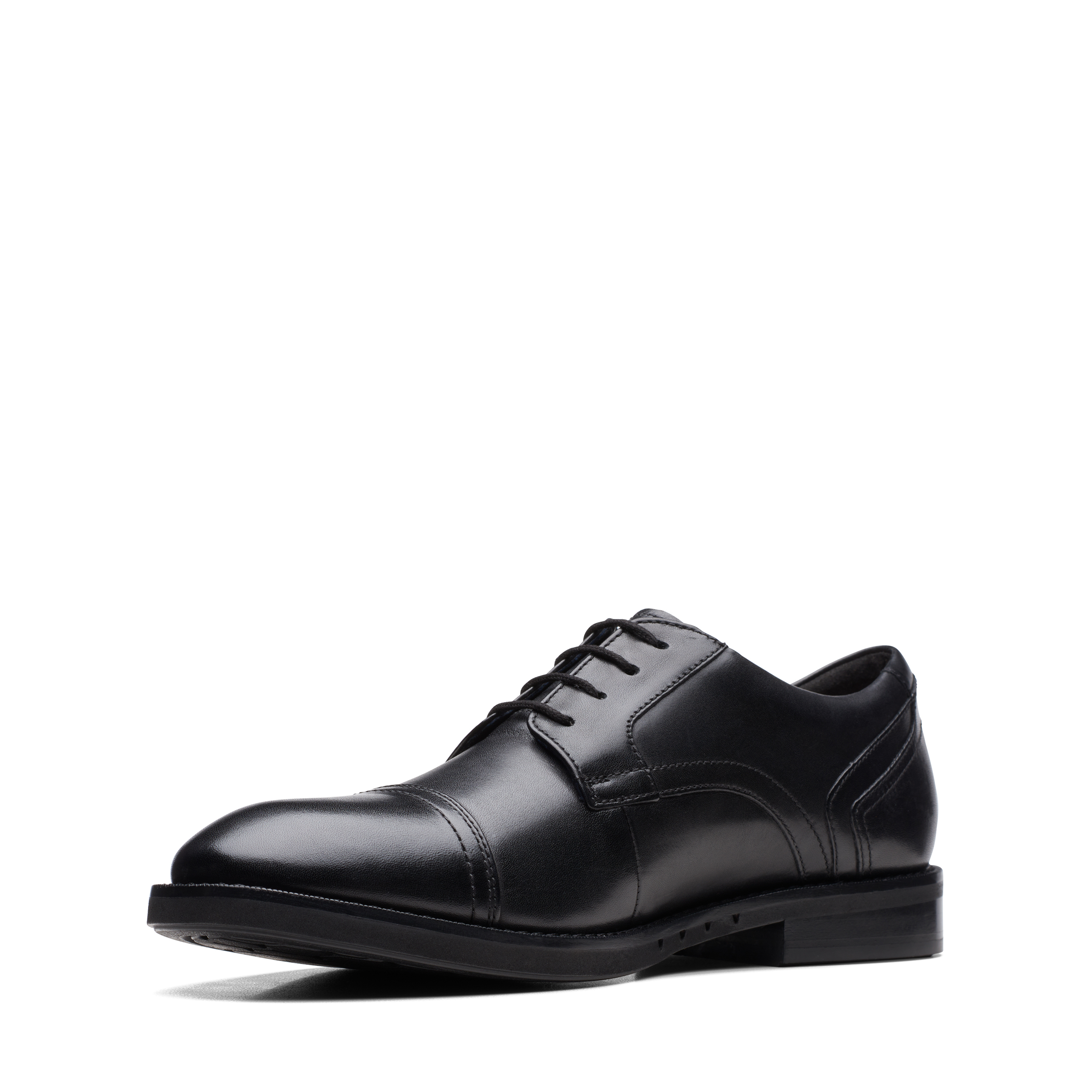 Un Hugh Cap Black Leather
