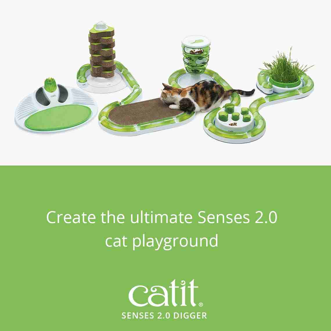 Catit Senses 2.0 Food Digger Toys for Cats