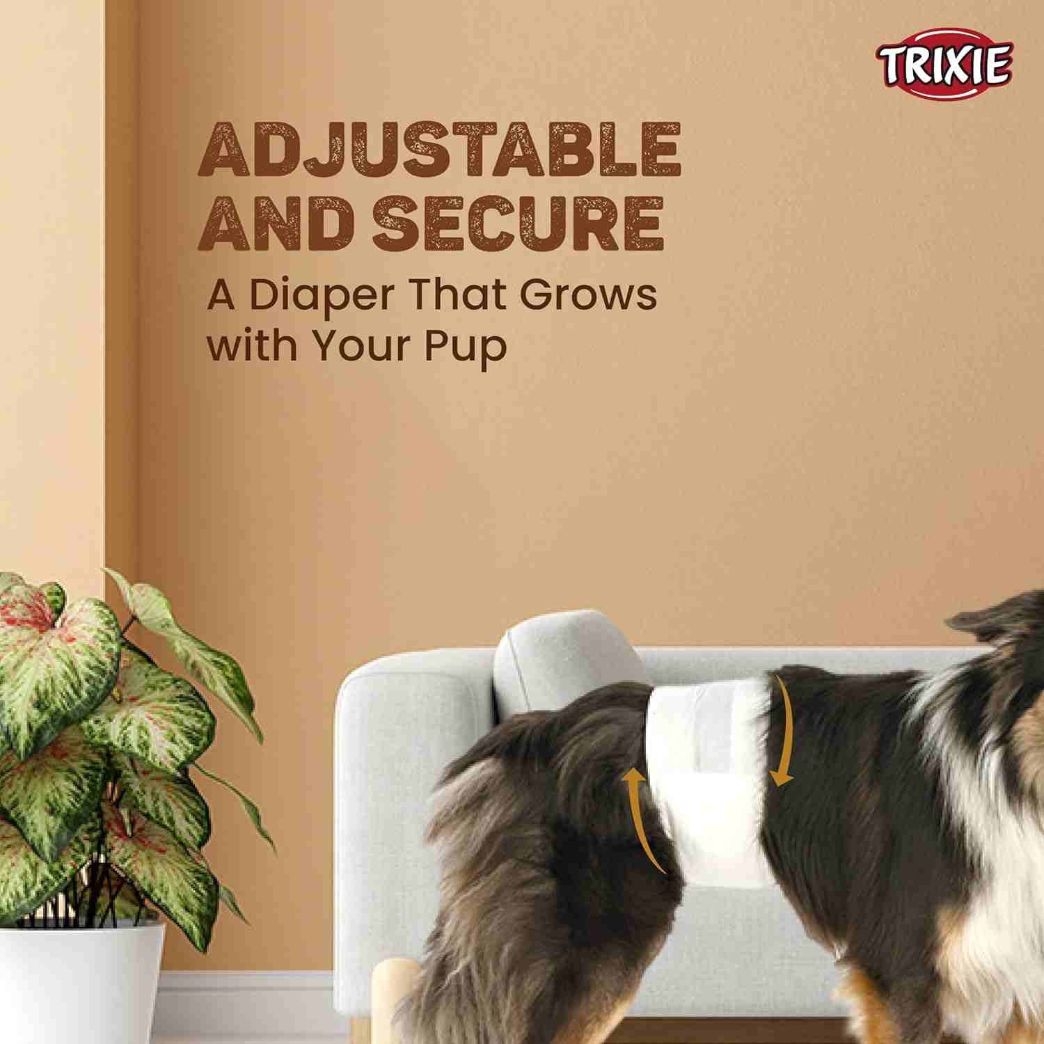 Trixie Diapers For Male Dogs Dispenser 12 Pcs