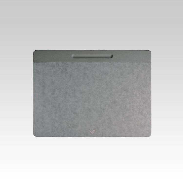 22x16 Inches Rigid Desk Blotter Pen Plus | Moderno | Grey