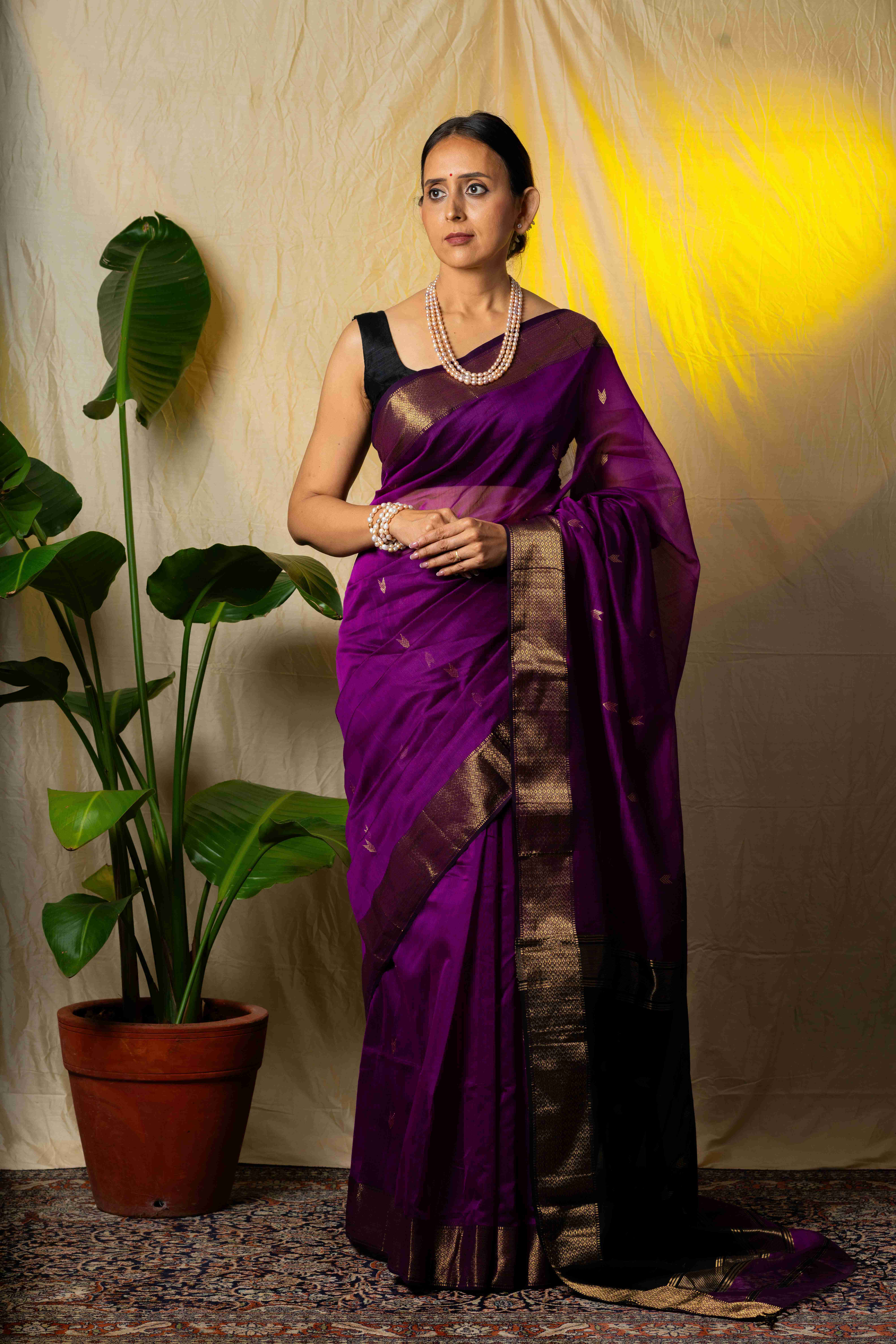 Maheshwari Silk  Saree