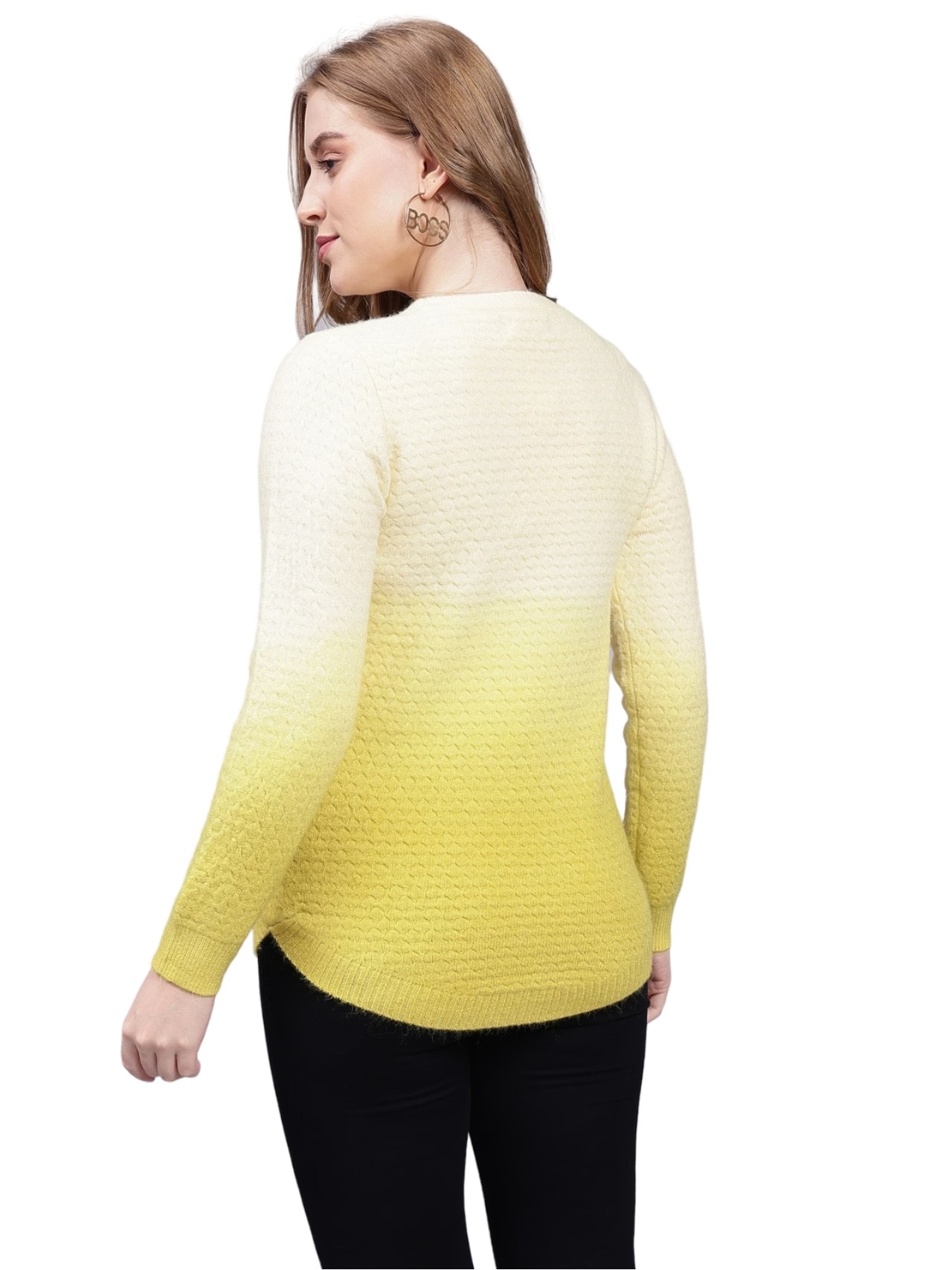 Albion Chicago Women Lemon Winter Sweaters