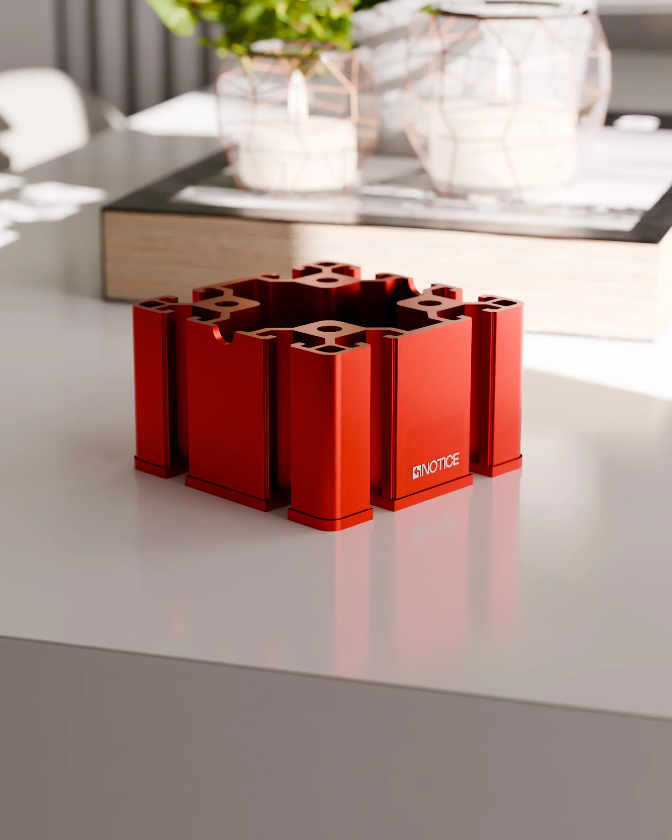 Extrusion Ashtray - Red