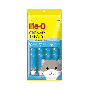 Me O Creamy Chicken and Liver Cat Treat Combo (300g + 60g)