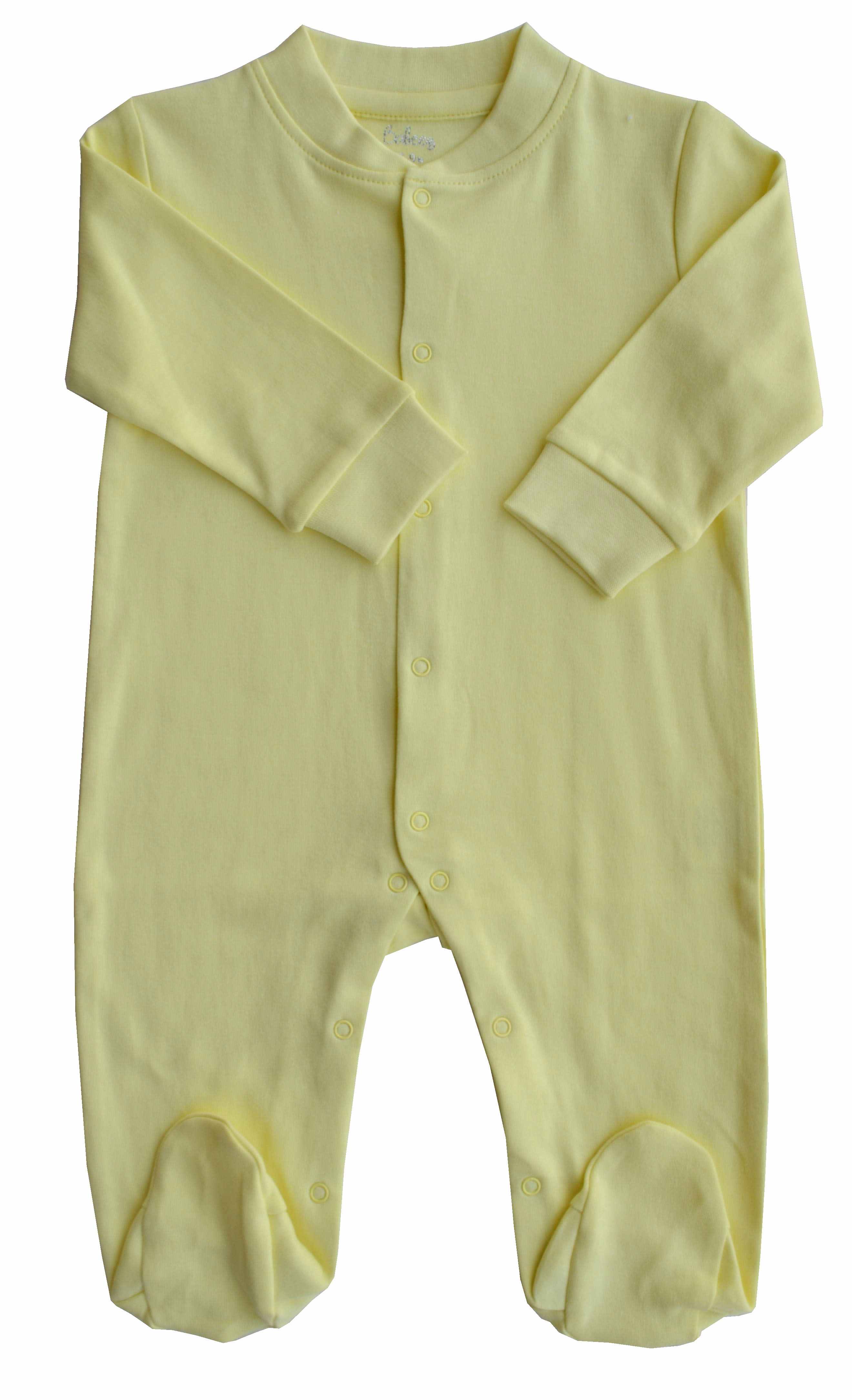 Yellow Full Sleeper/Romper with Feet