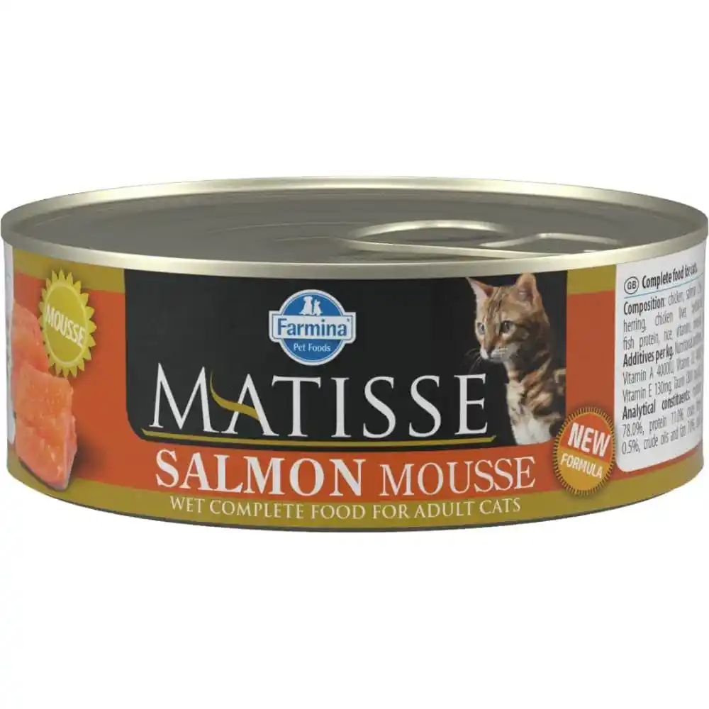 Farmina Matisse Wet Cat Food Salmon Mousse, 85g