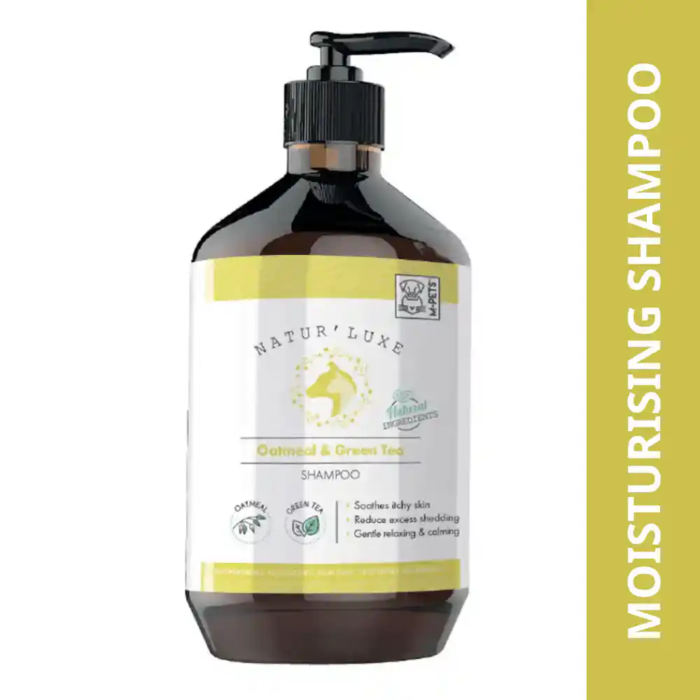 M-pets Natur luxe Oatmeal And Green Tea Shampoo