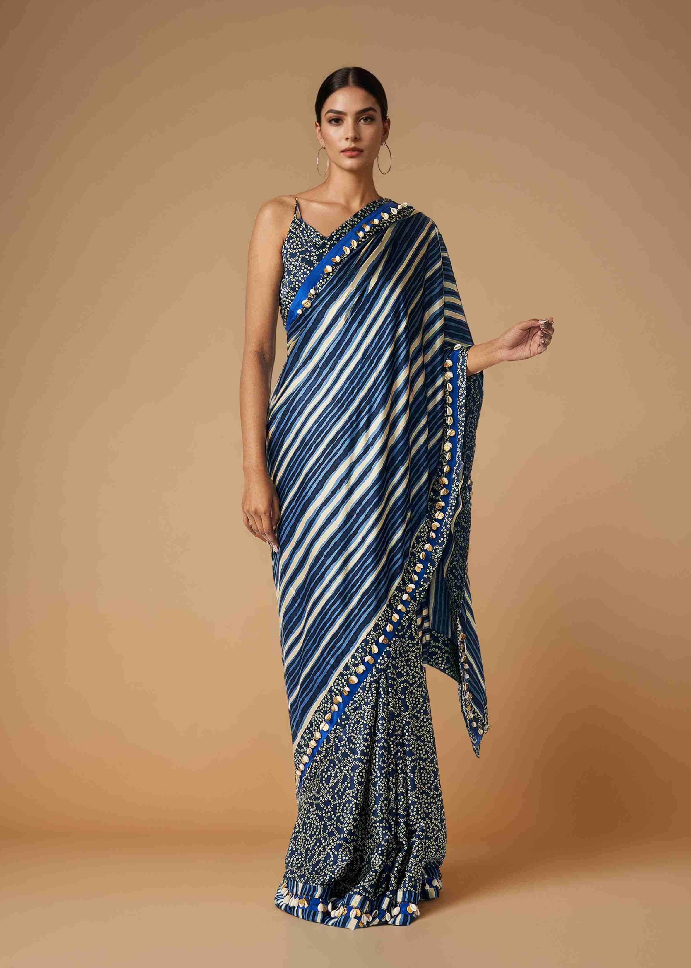 Blue Saree