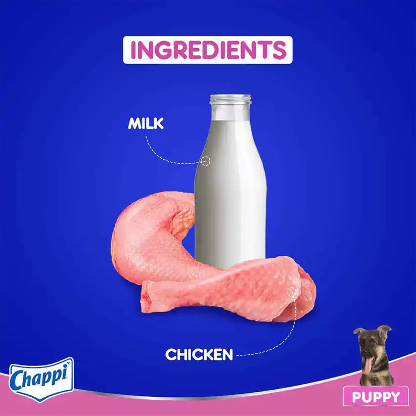 Chappi Chicken & Milk Dry Puppy Food