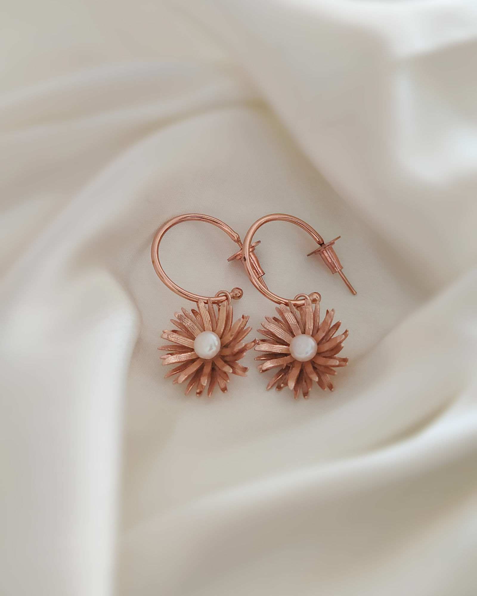 Flower Drop Earring