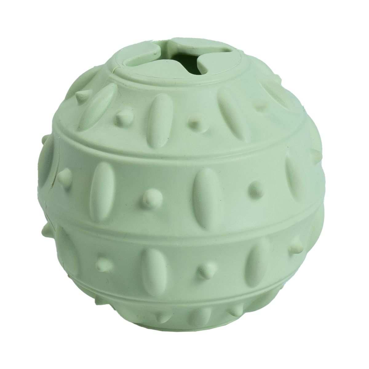 Ezra Play Bamboo Ball - Green Rubber Toy