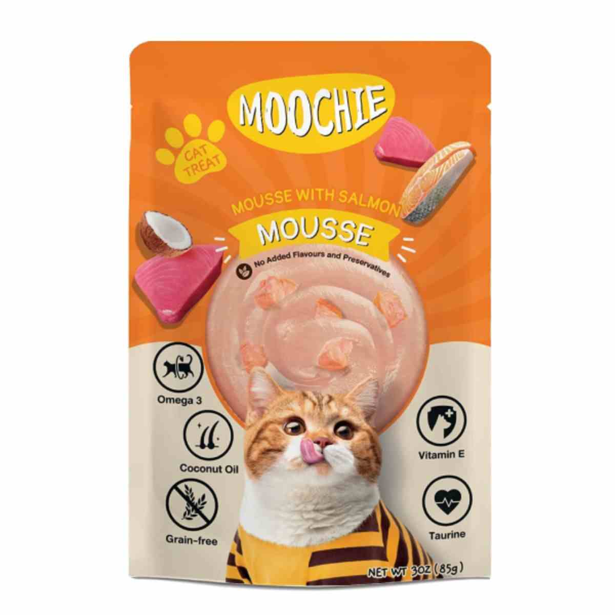 Moochie Mousse With Salmon Wet Cat Food - 85 gm