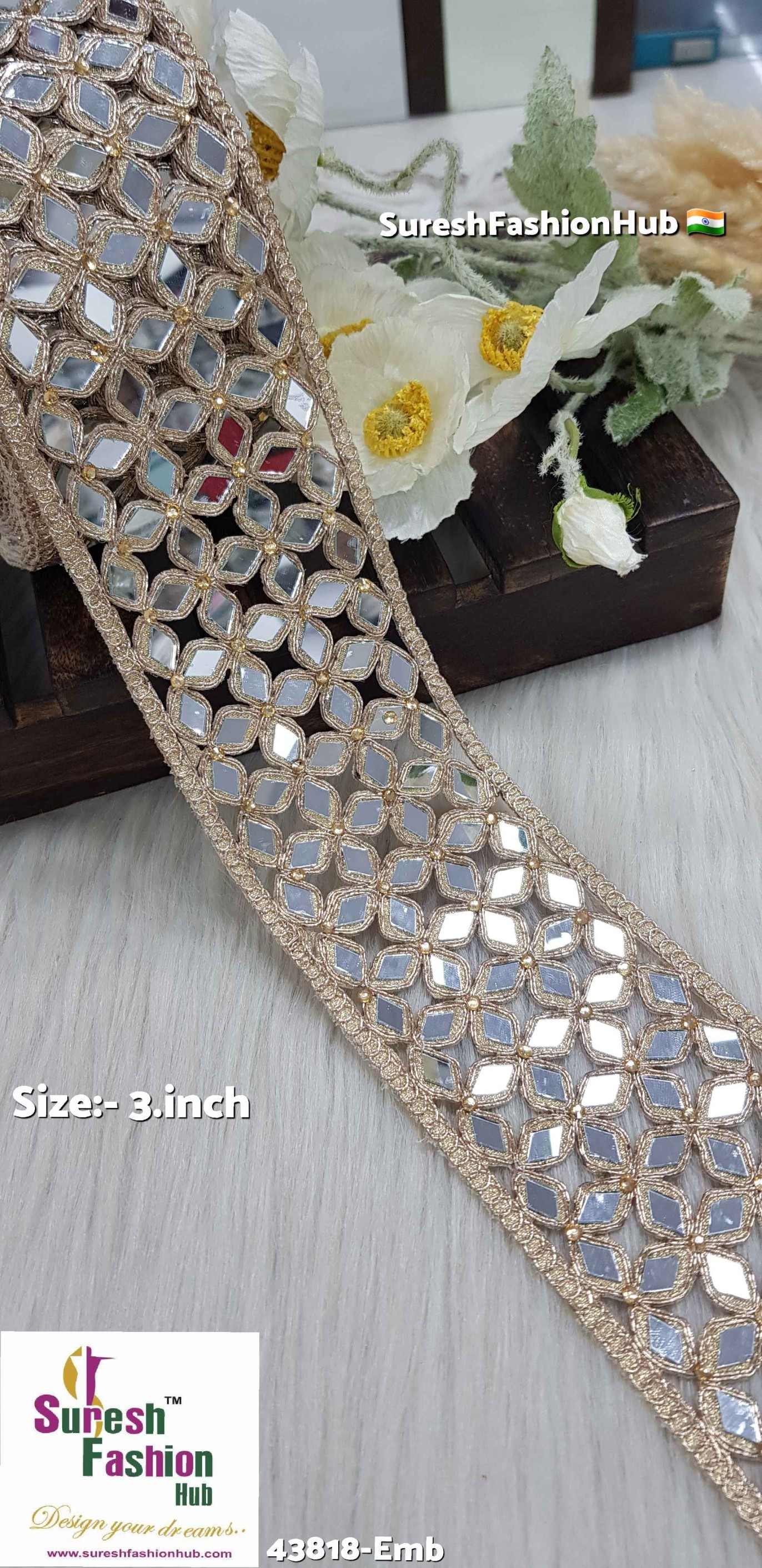 Rose Radiance Mirror Border