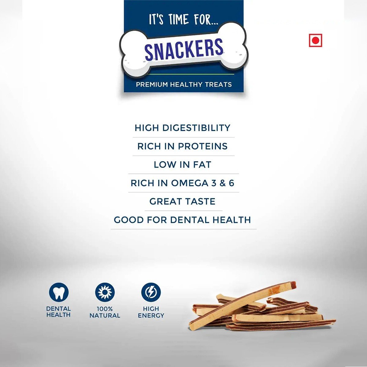 Snackers Cod N Chicken Sandwich Dog Treats – 70g