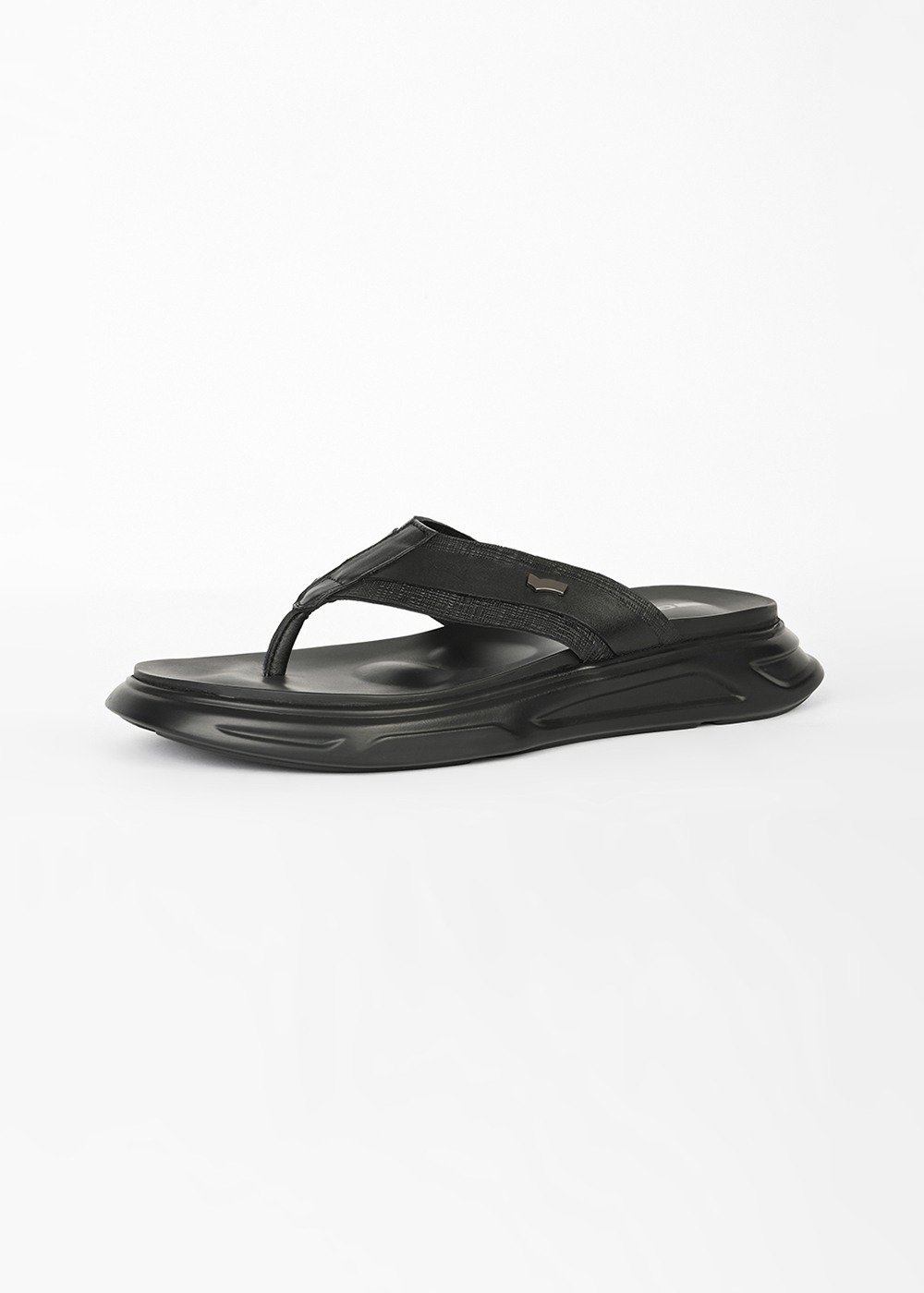 Men Black Mare Chappals