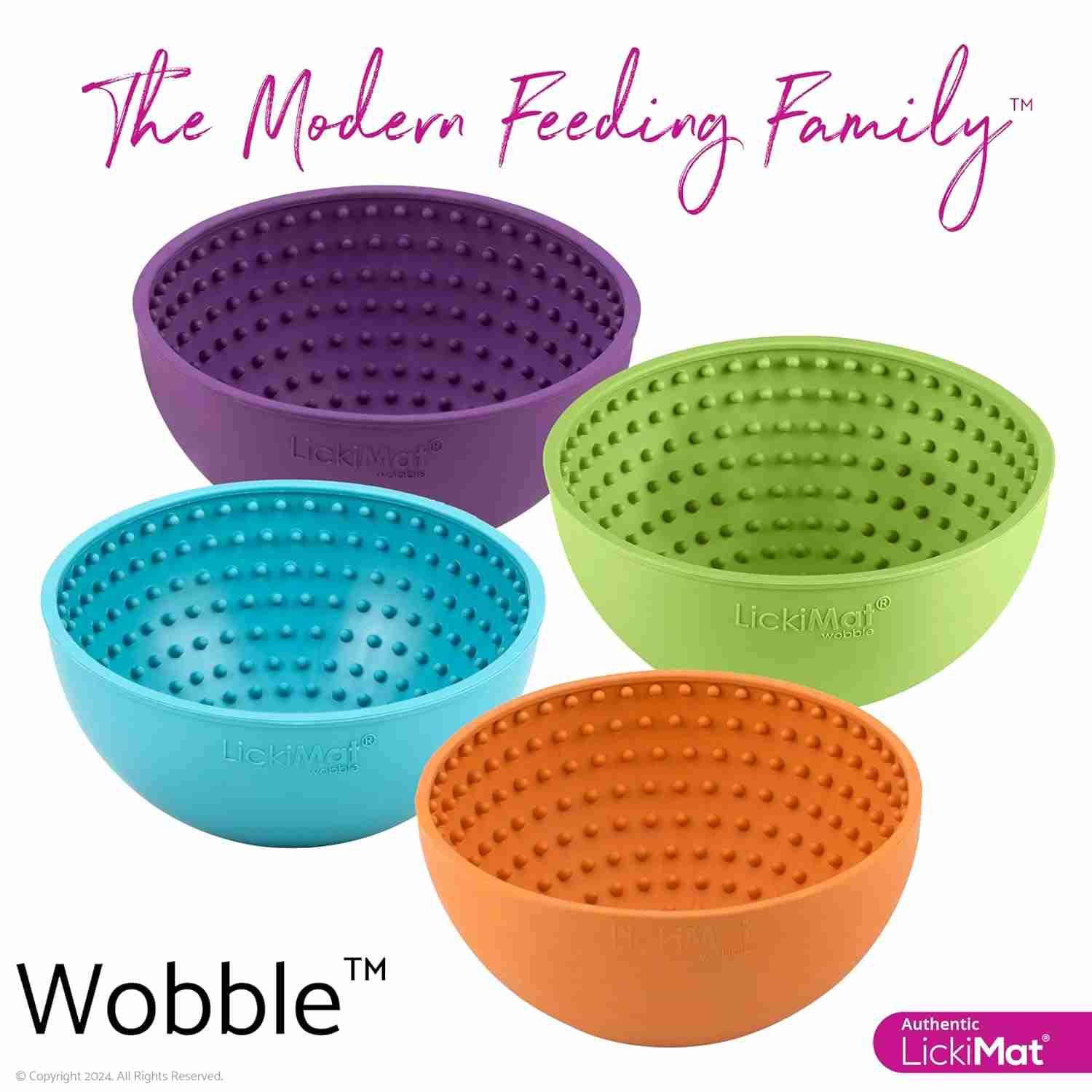 LickiMat Wobble Slow Feeder for Dogs (Light Green)